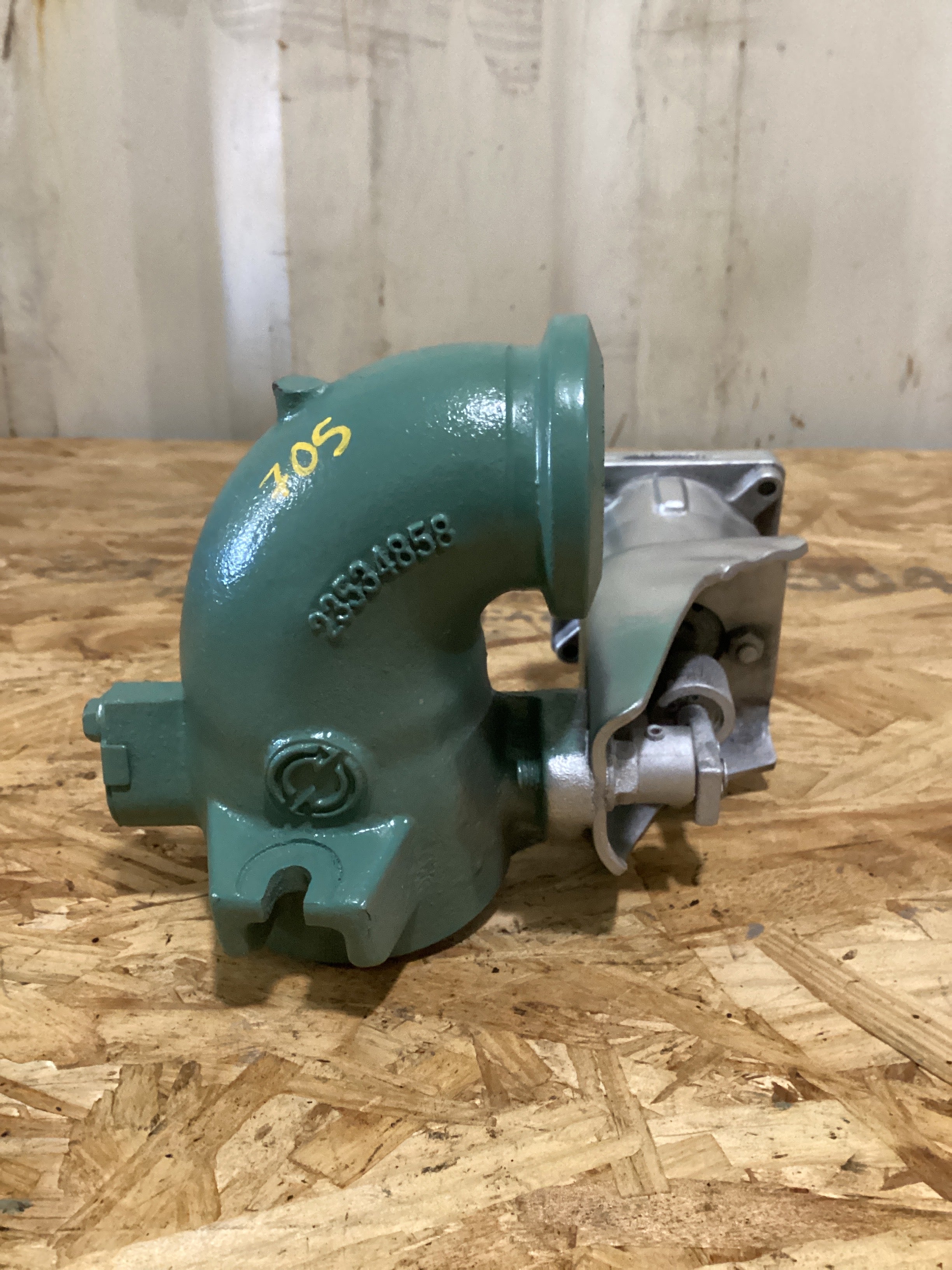 USED | EGR ELBOW VALVE WITH ACTUATOR ASSY DETROIT 14L | SKU705