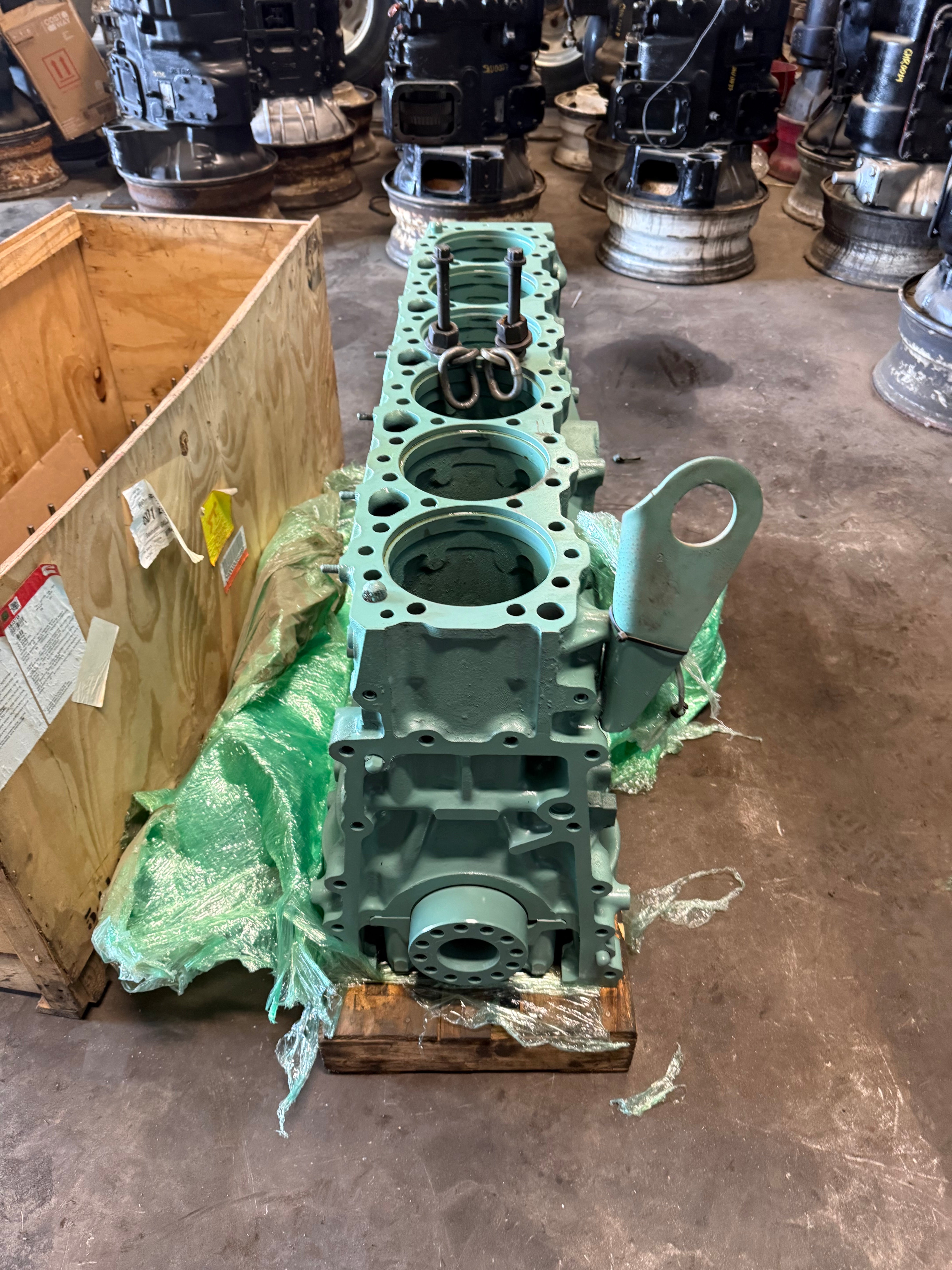 USED | ENGINE CYLINDER BLOCK DETROIT 14 LITERS DDEC VI S60 REBUILT READY TO INSTALL | SKU1,243