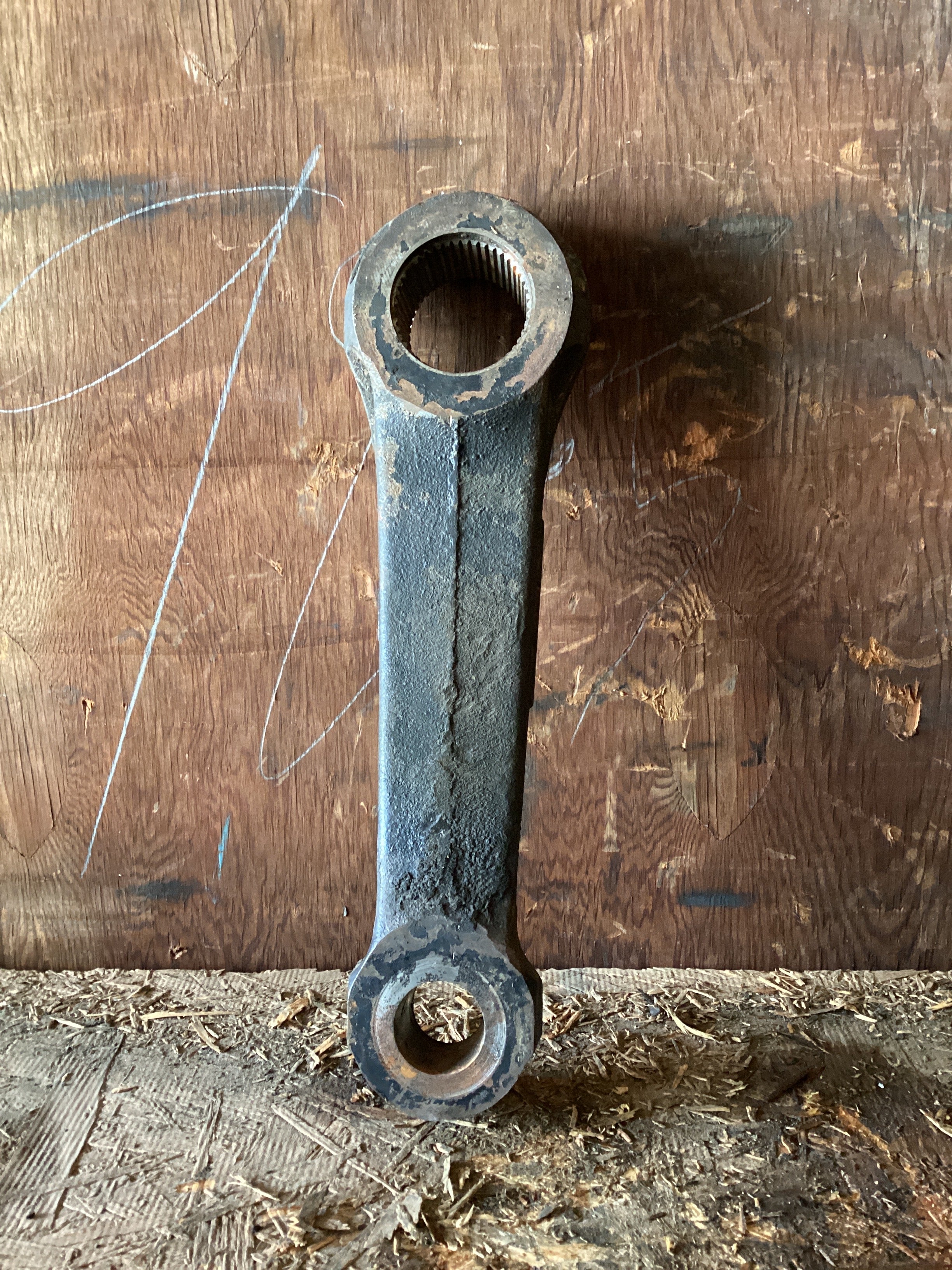 USED | POWER STEERING GEAR BOX PITMAN ARM | SKU1,188