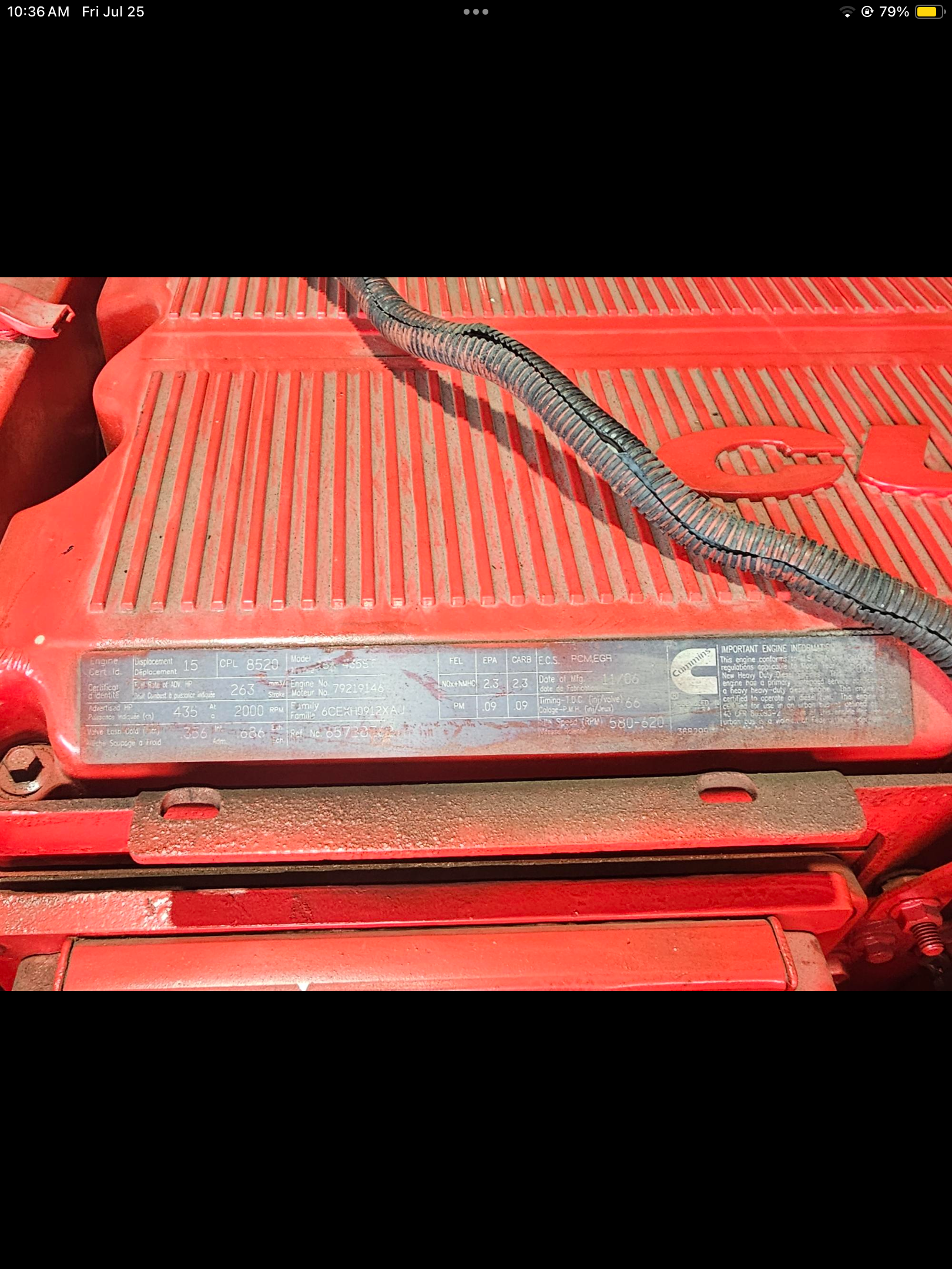 USED | ENGINE COMPLETELY CUMMINS ISX CM870 | SKU1,084
