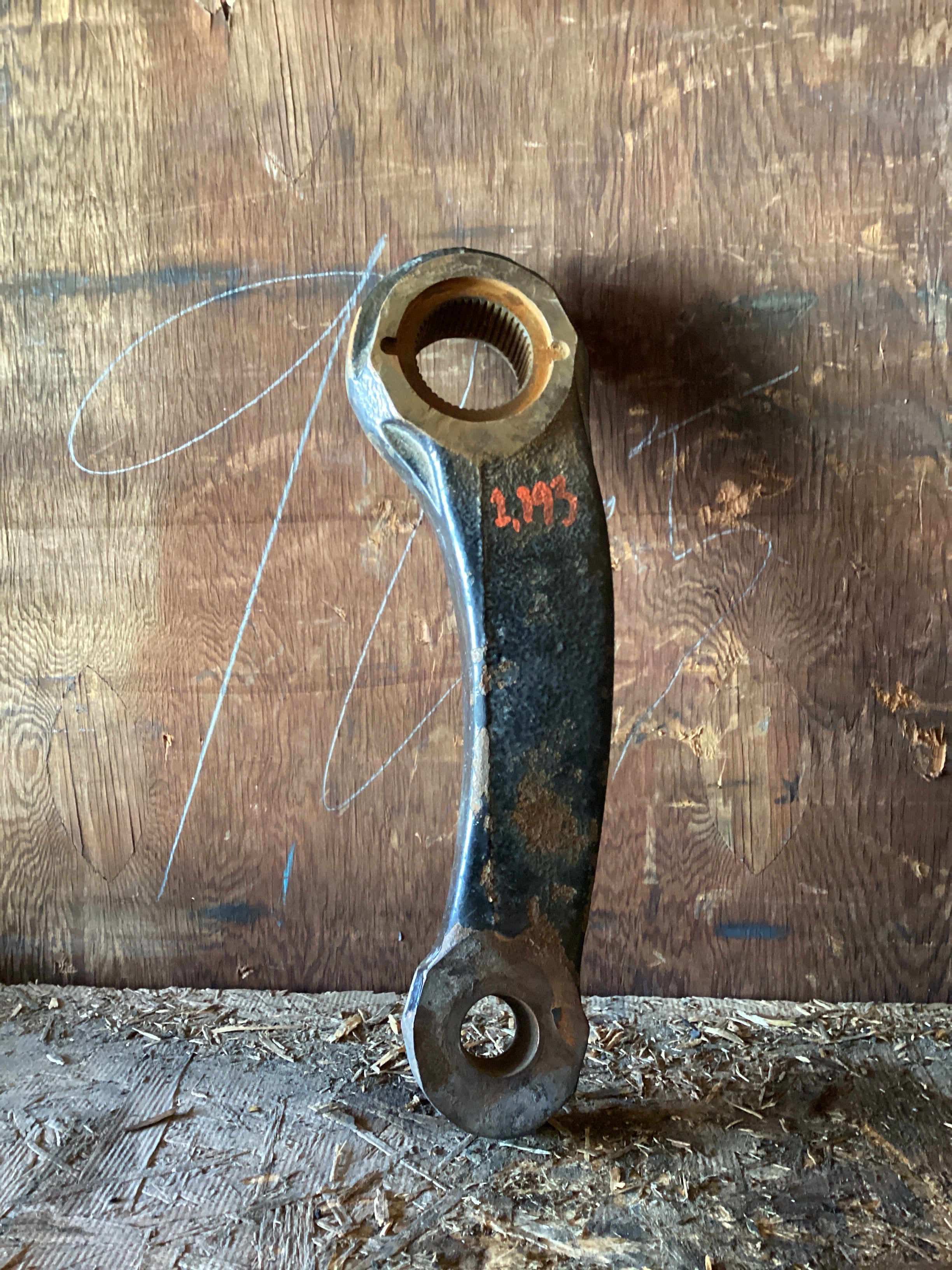 USED | POWER STEERING GEAR BOX PITMAN ARM FREIGHTLINER | SKU1,193