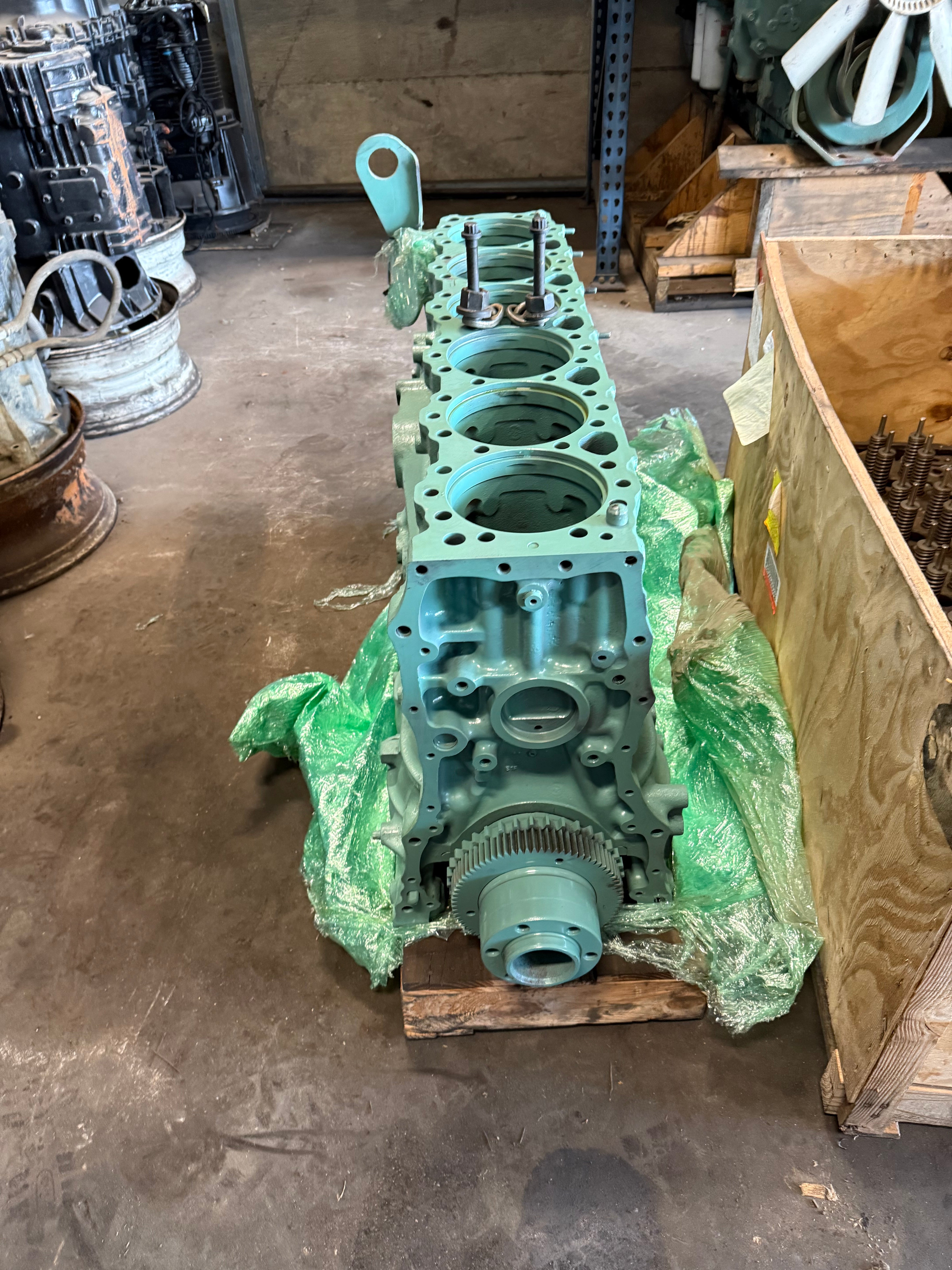 USED | ENGINE CYLINDER BLOCK DETROIT 14 LITERS DDEC VI S60 REBUILT READY TO INSTALL | SKU1,243