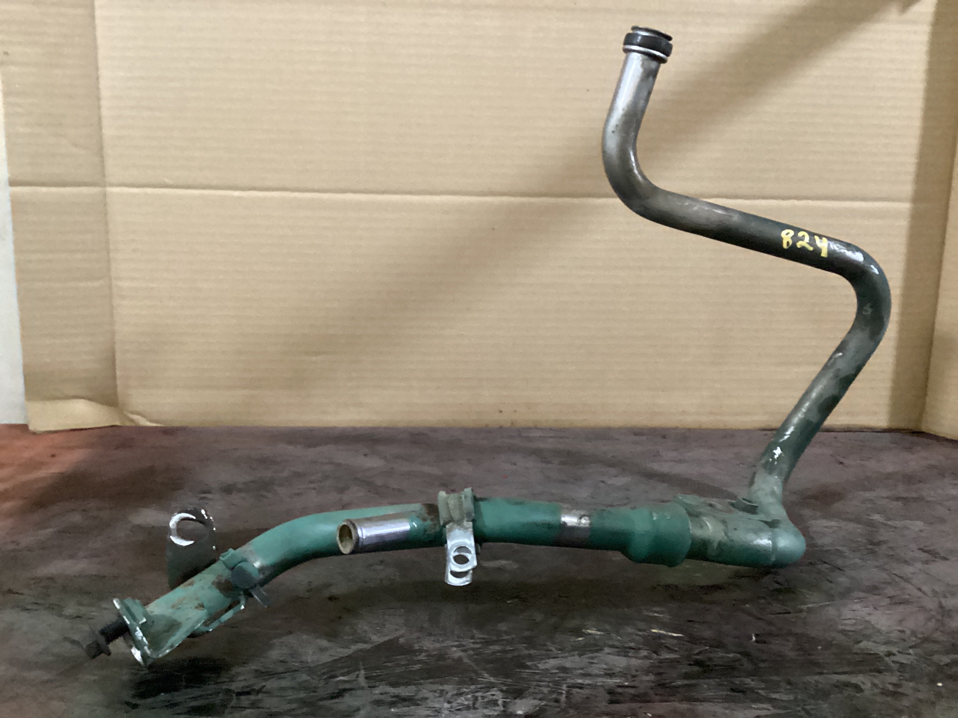 USED | COOLANT PIPE AT AIR COMPRESSOR VOLVO 2019 D13 | SKU824