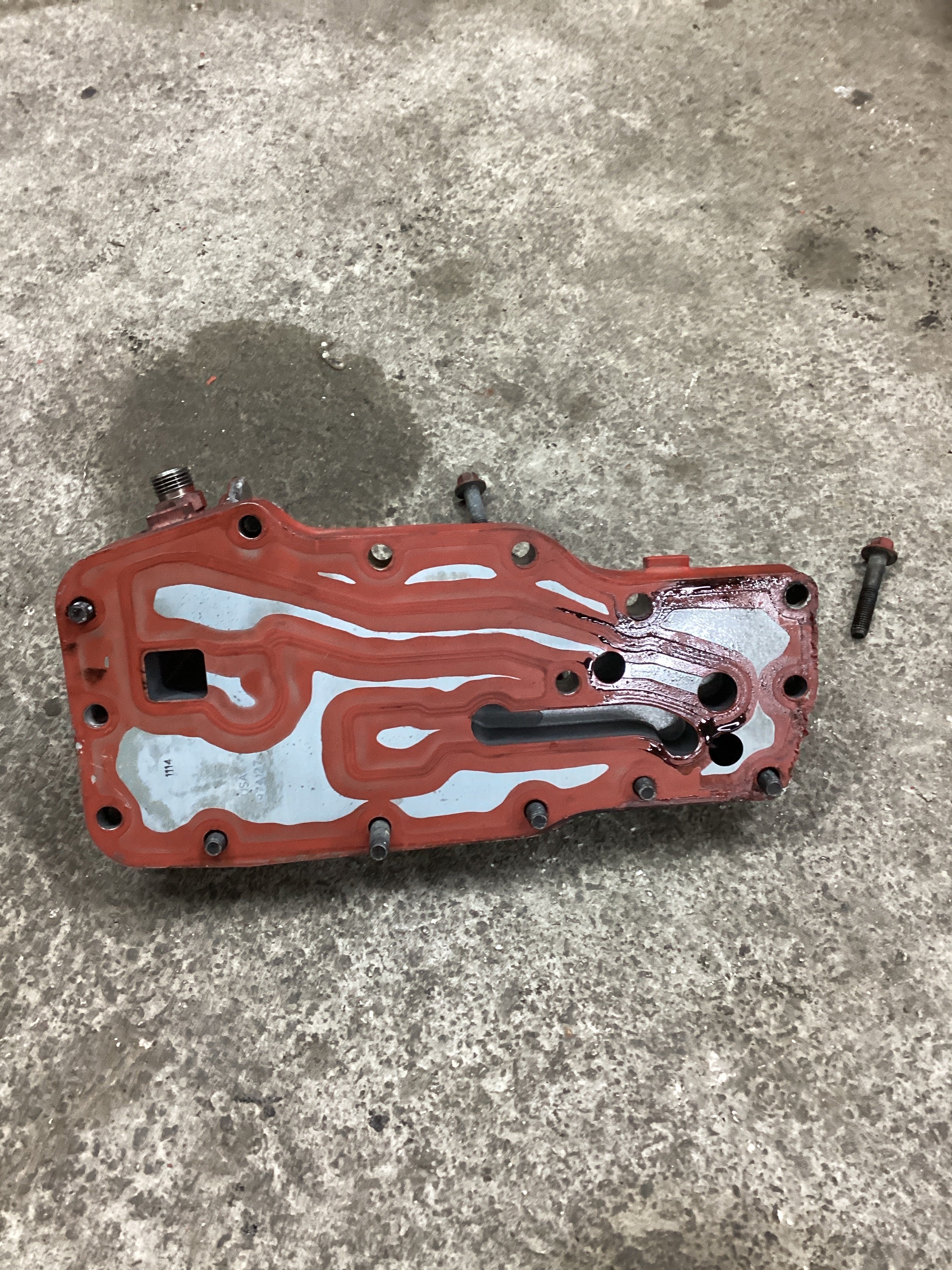 USED | ENGINE FUEL FILTER BASE AND OIL COOLER GASKET CUMMINS ISB 2012 | SKU1,133