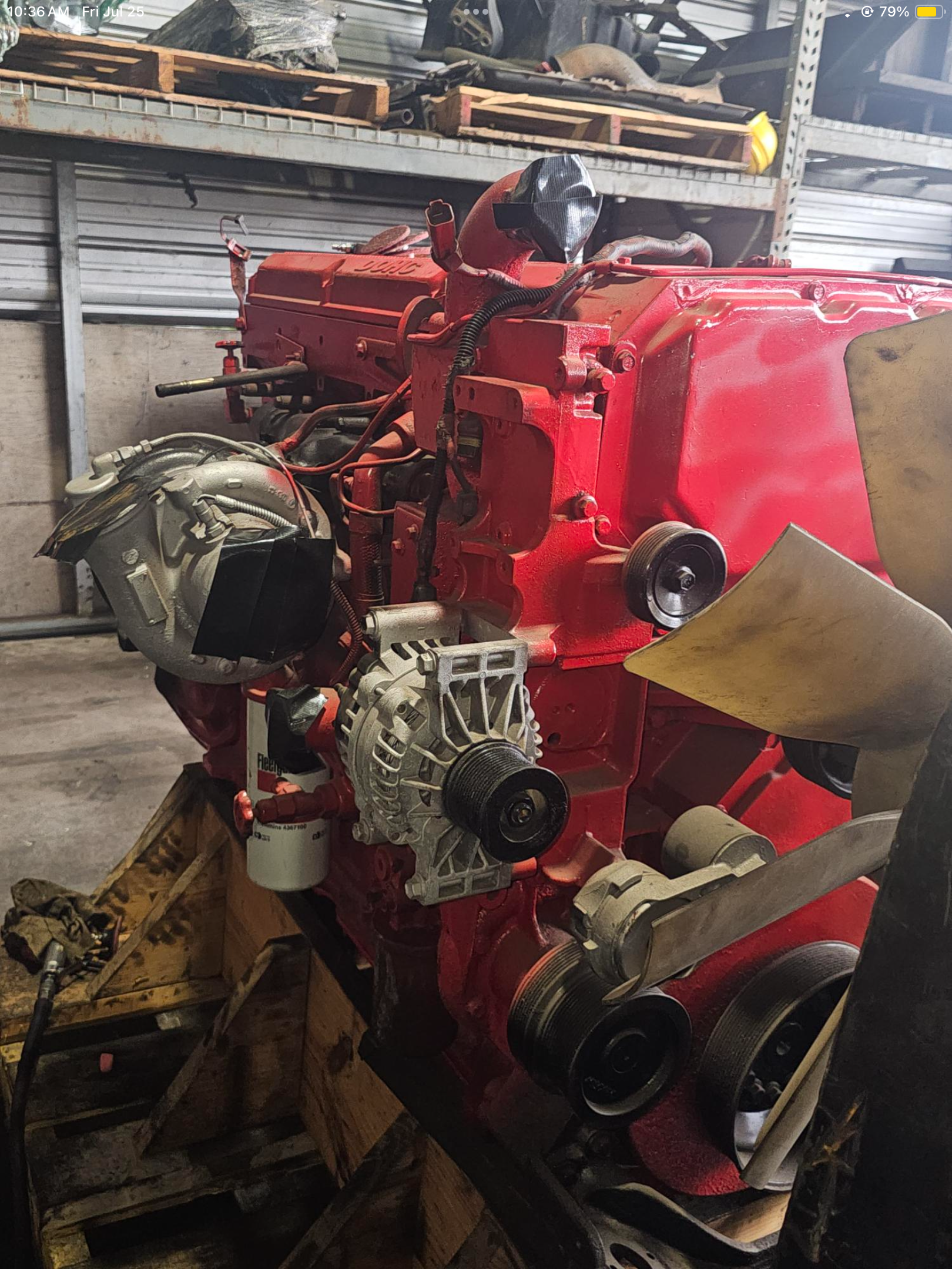 USED | ENGINE COMPLETELY CUMMINS ISX CM870 | SKU1,084