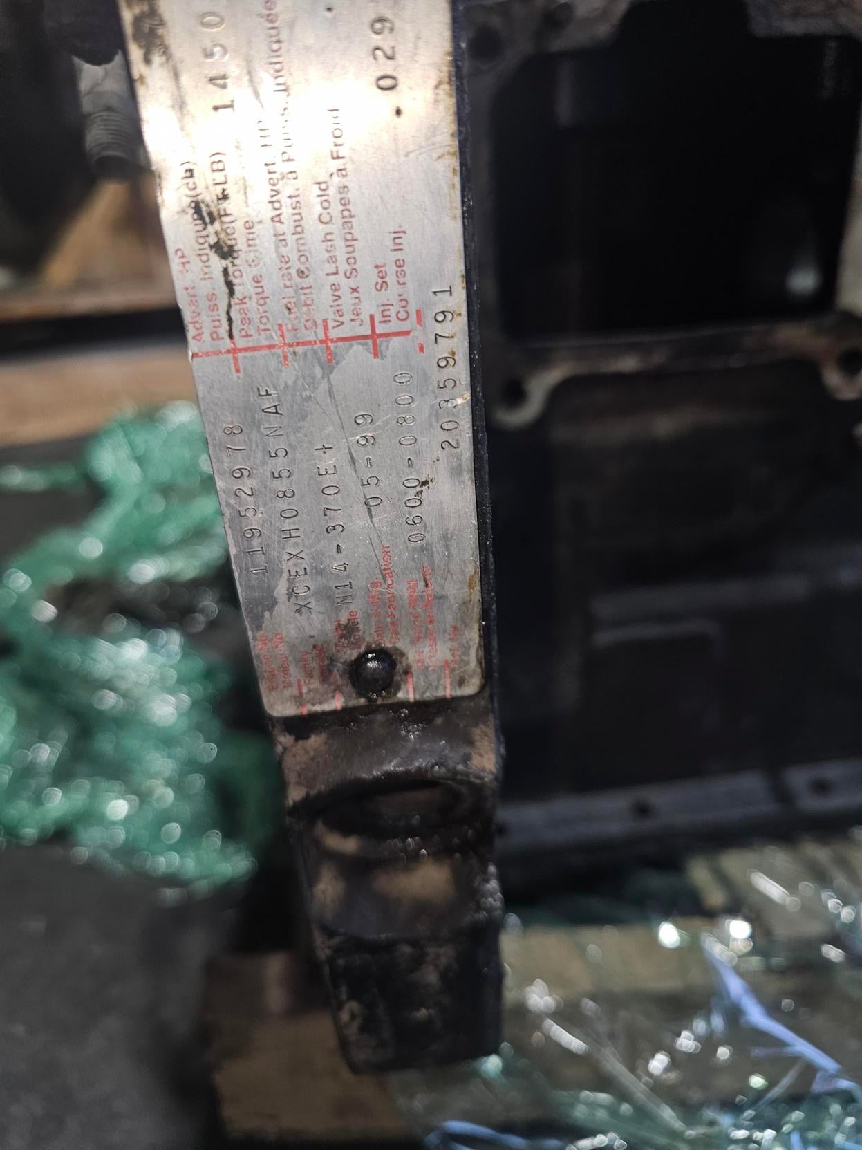 USED | ENGINE BLOCK CUMMINS N14 SELECT PLUS | SKU1,209