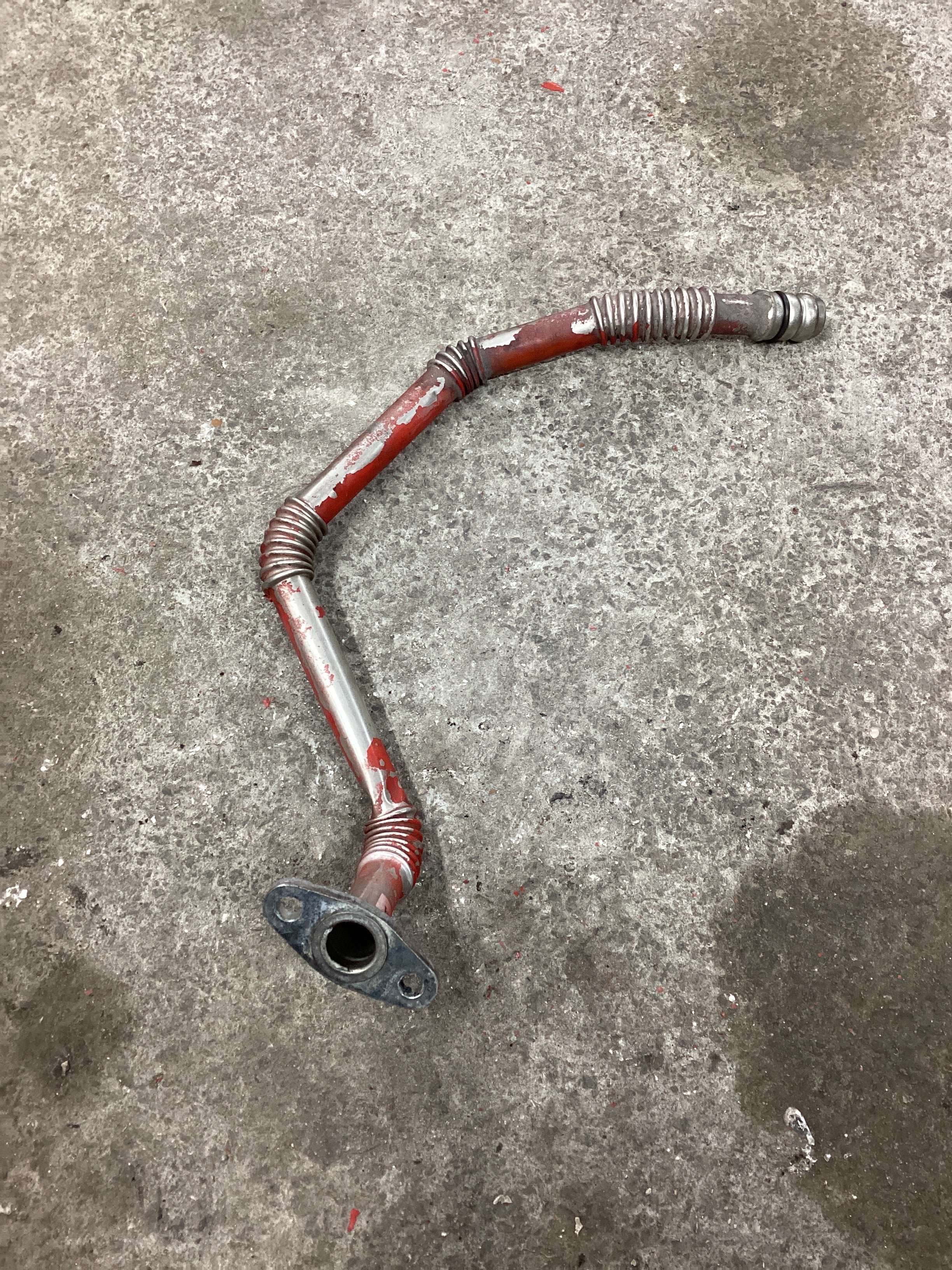 USED | ENGINE TURBOCHARGER OIL DRAIN TUBE CUMMINS ISB 2012 | SKU1,162