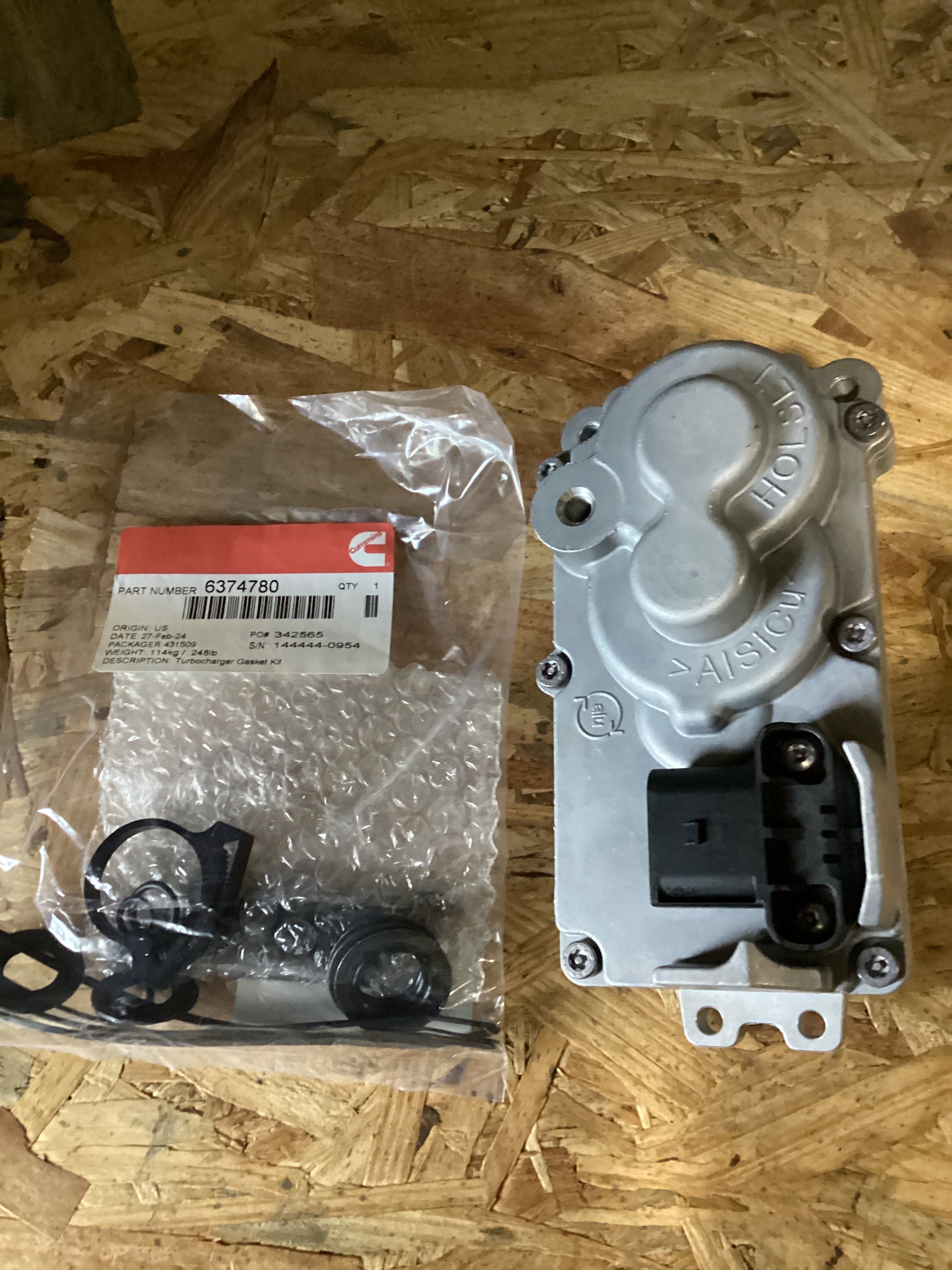 NEW TURBOCHARGER ACTUATOR (CUMMINS ISX X15 & ISB) SKU599