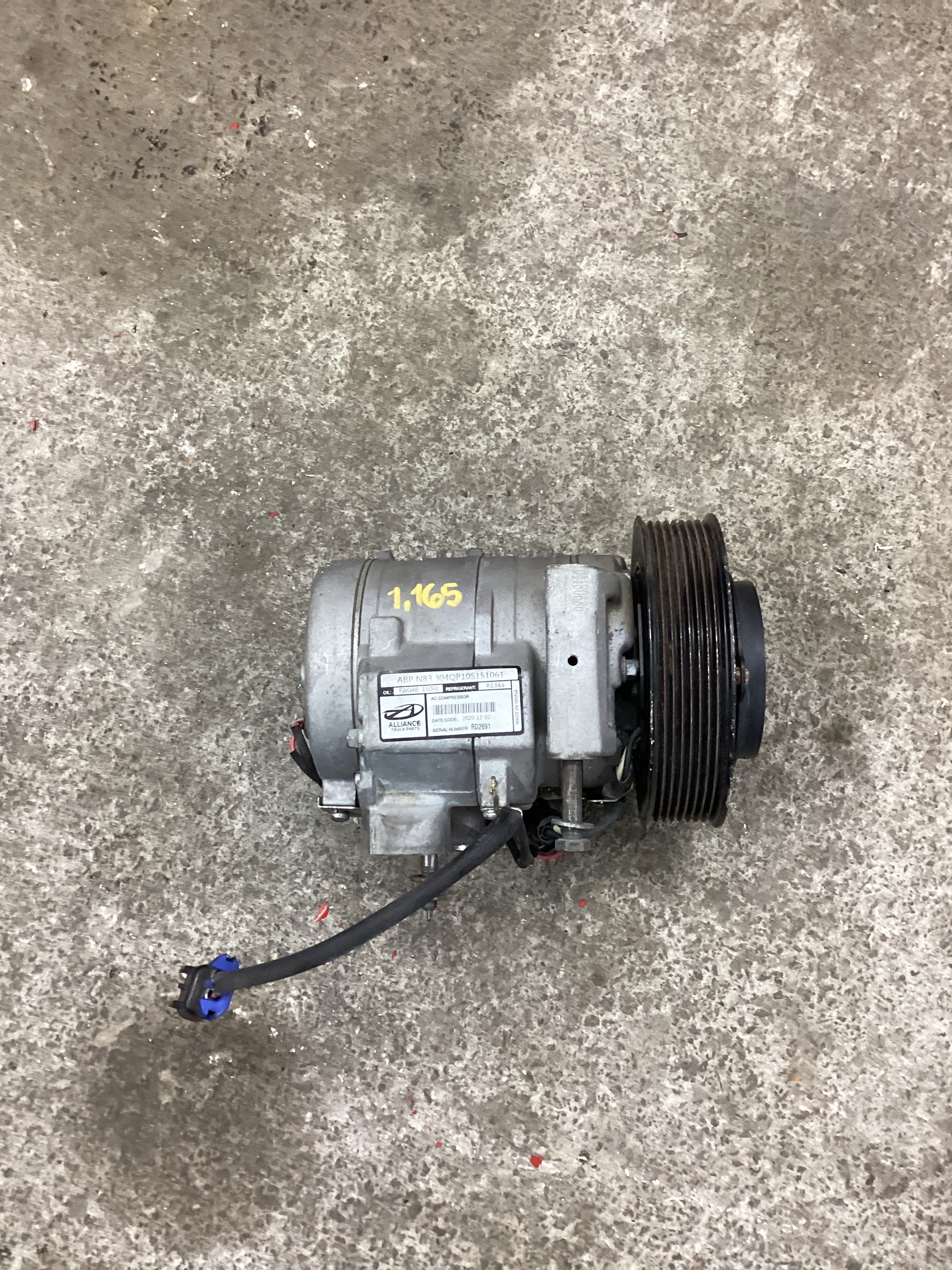 USED | A/C COMPRESSOR CUMMINS ISB 2012 | SKU1,165