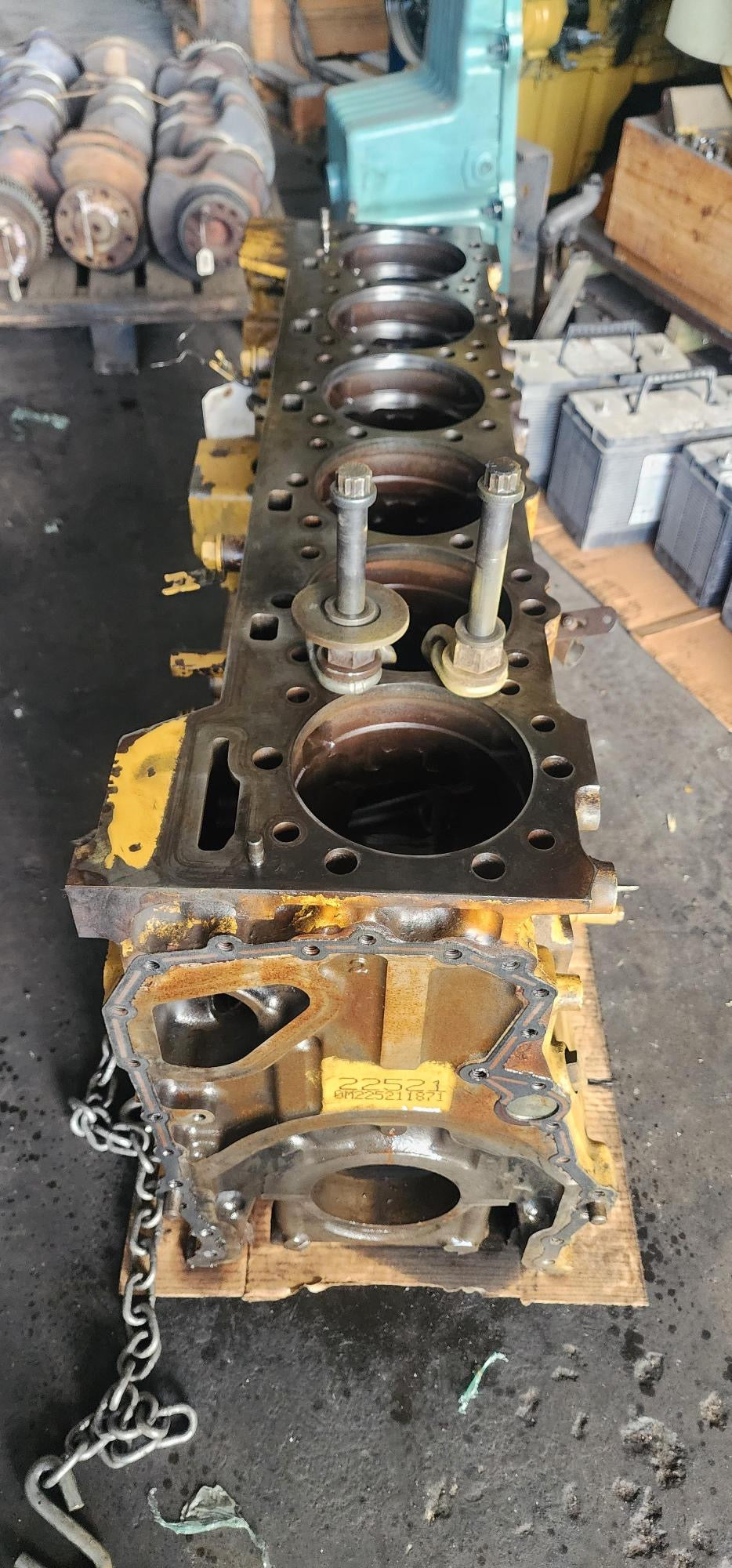 USED | ENGINE CYLINDER BLOCK CAT C15 | SKU1,222