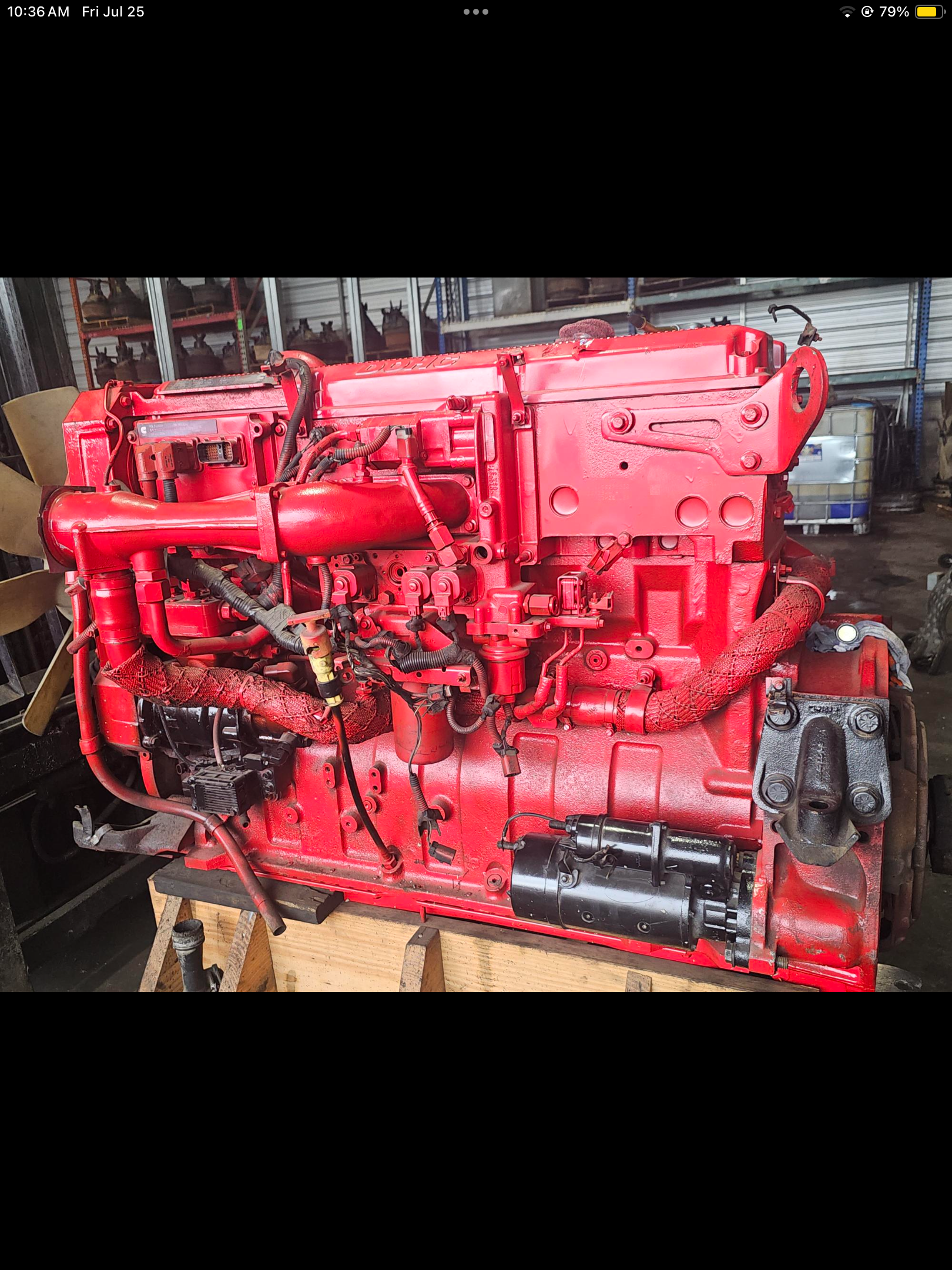 USED | ENGINE COMPLETELY CUMMINS ISX CM870 | SKU1,084