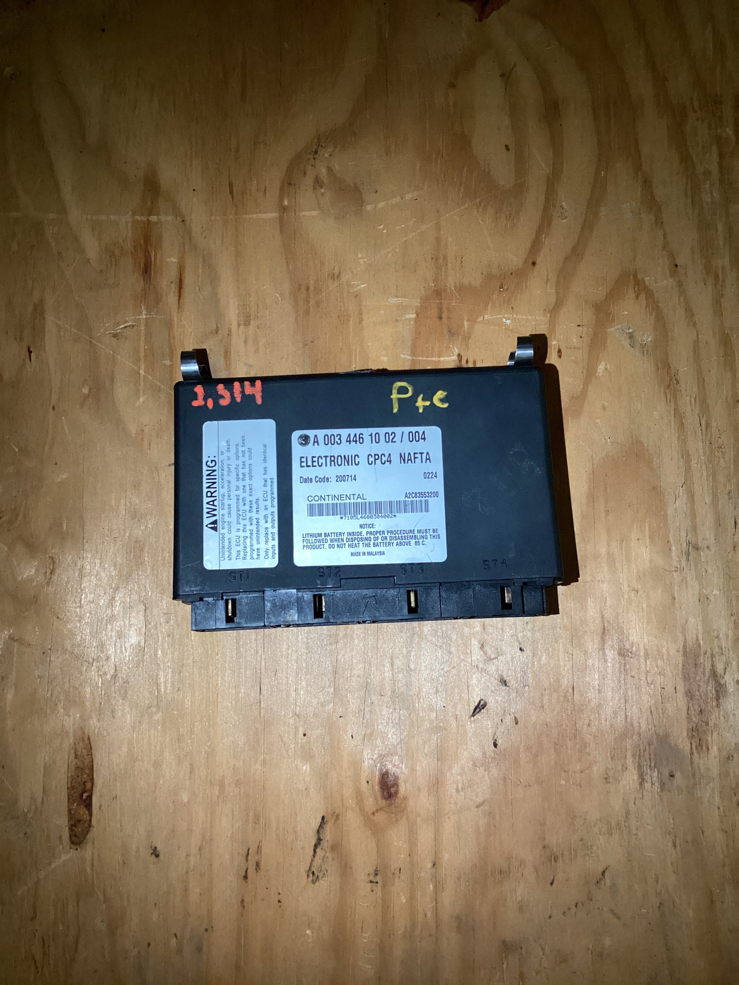 USED | CPC4 CONTROL MODULE FREIGHTLINER CASCADIA | SKU1,314