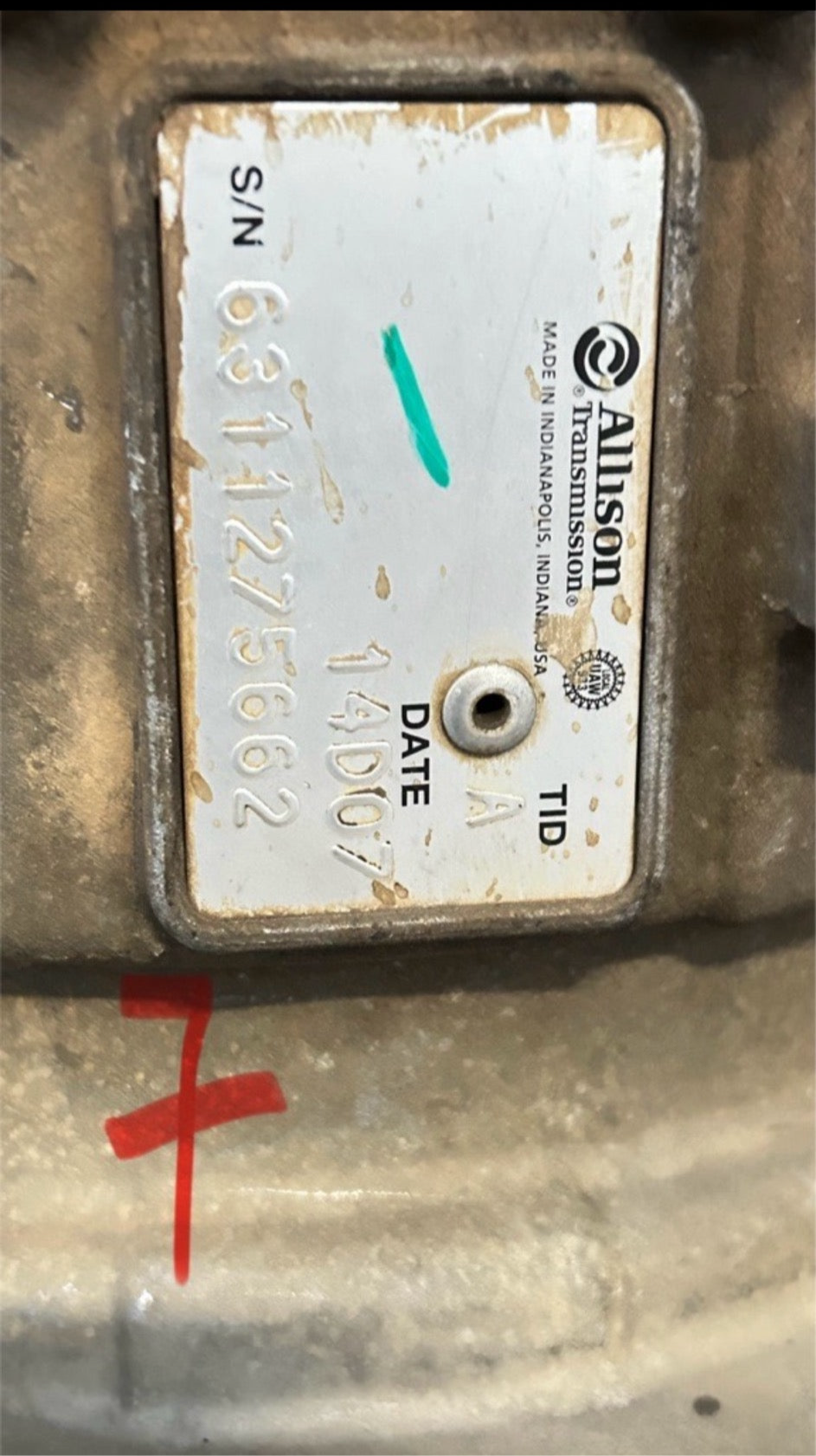 USED | ALLISON TRANSMISSION MODEL 1000 / 2000 | SKU0039