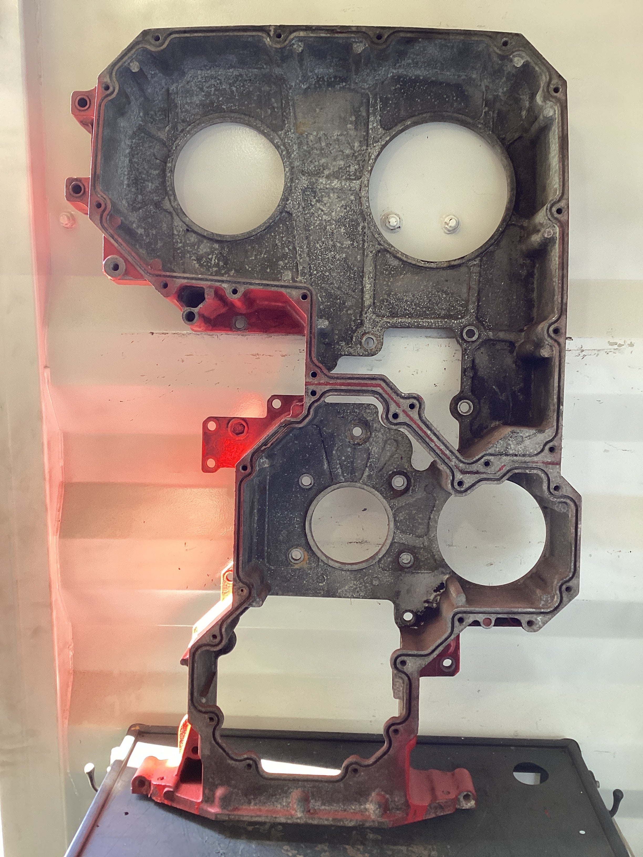 USED | ENGINE TIMING COVER CUMMINS ISX DOBLE CAM | SKU89