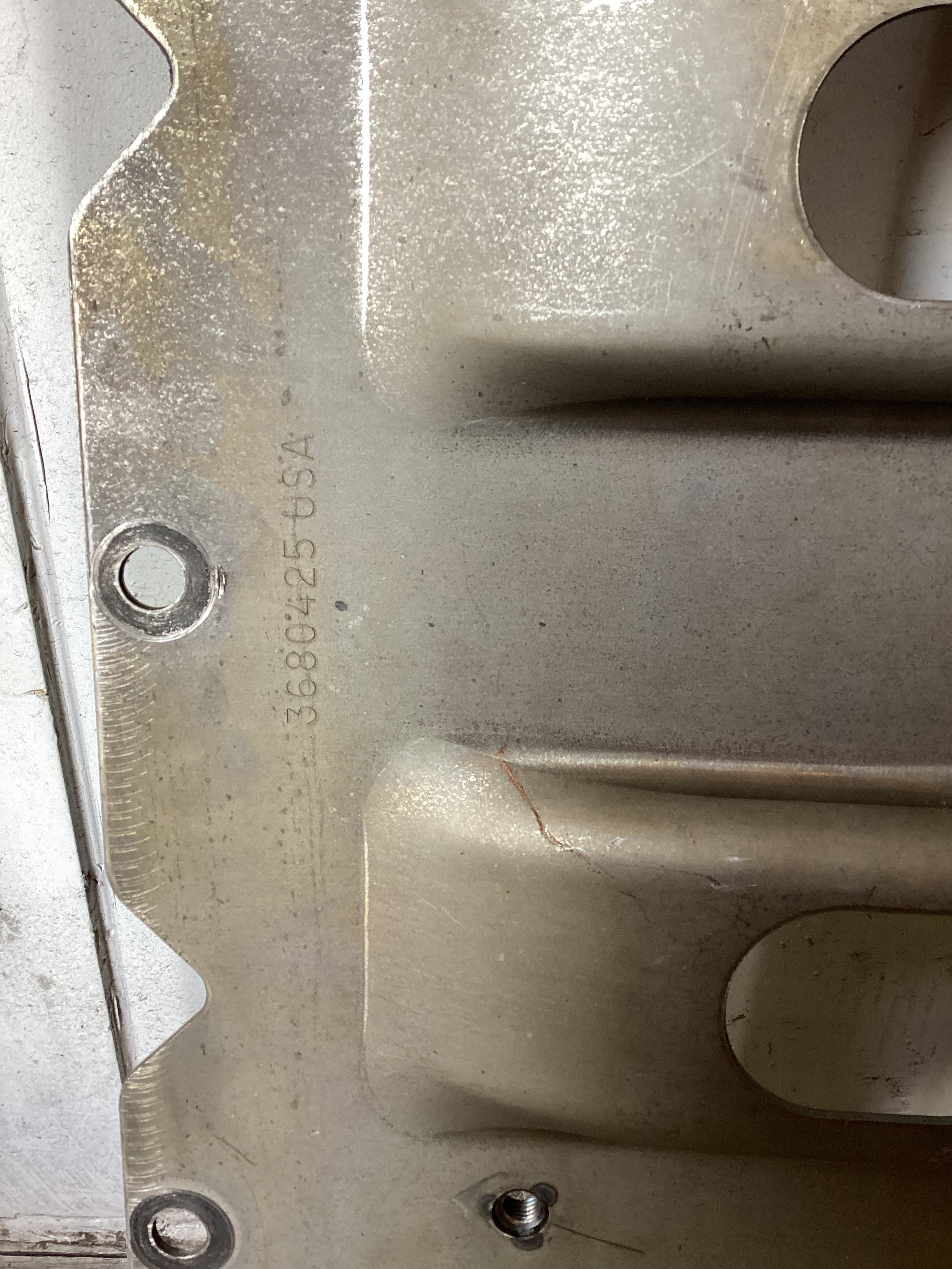 USED | ENGINE BLOCK OIL PAN STIFFENER PLATE CUMMINS N14 SELECT | SKU1,276