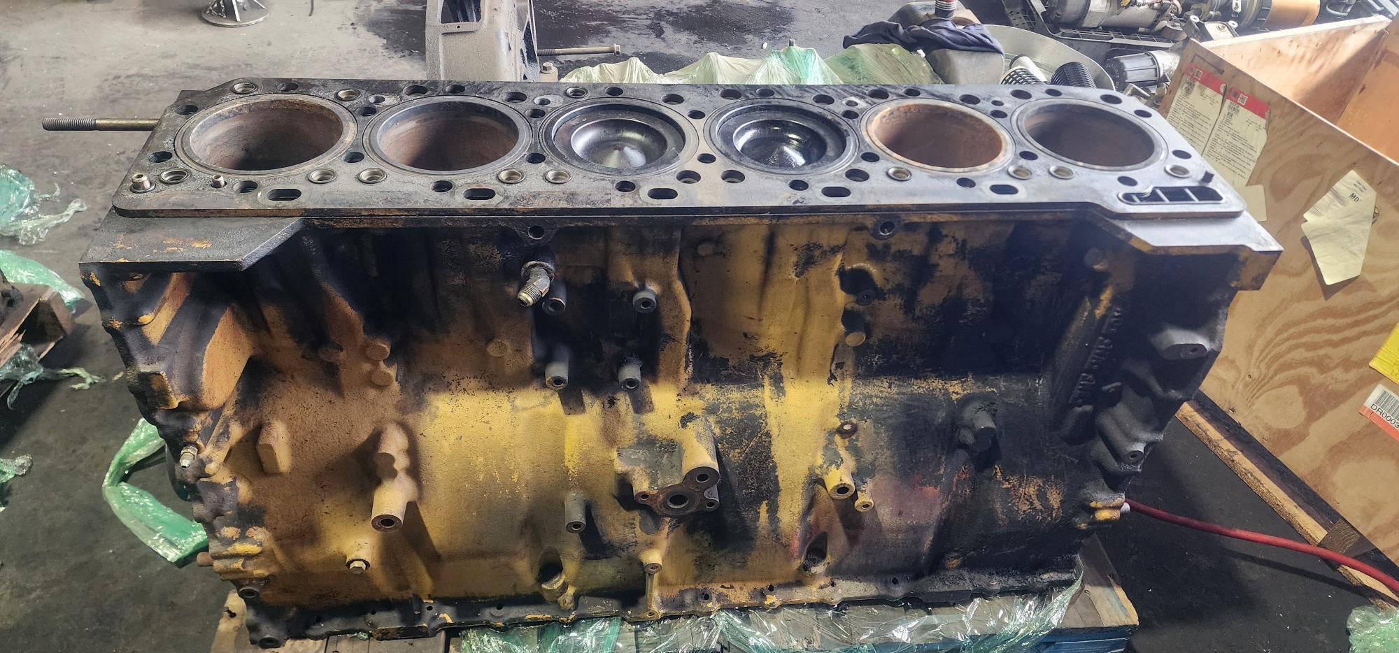 USED | ENGINE CYLINDER BLOCK CAT C15 | SKU1,212
