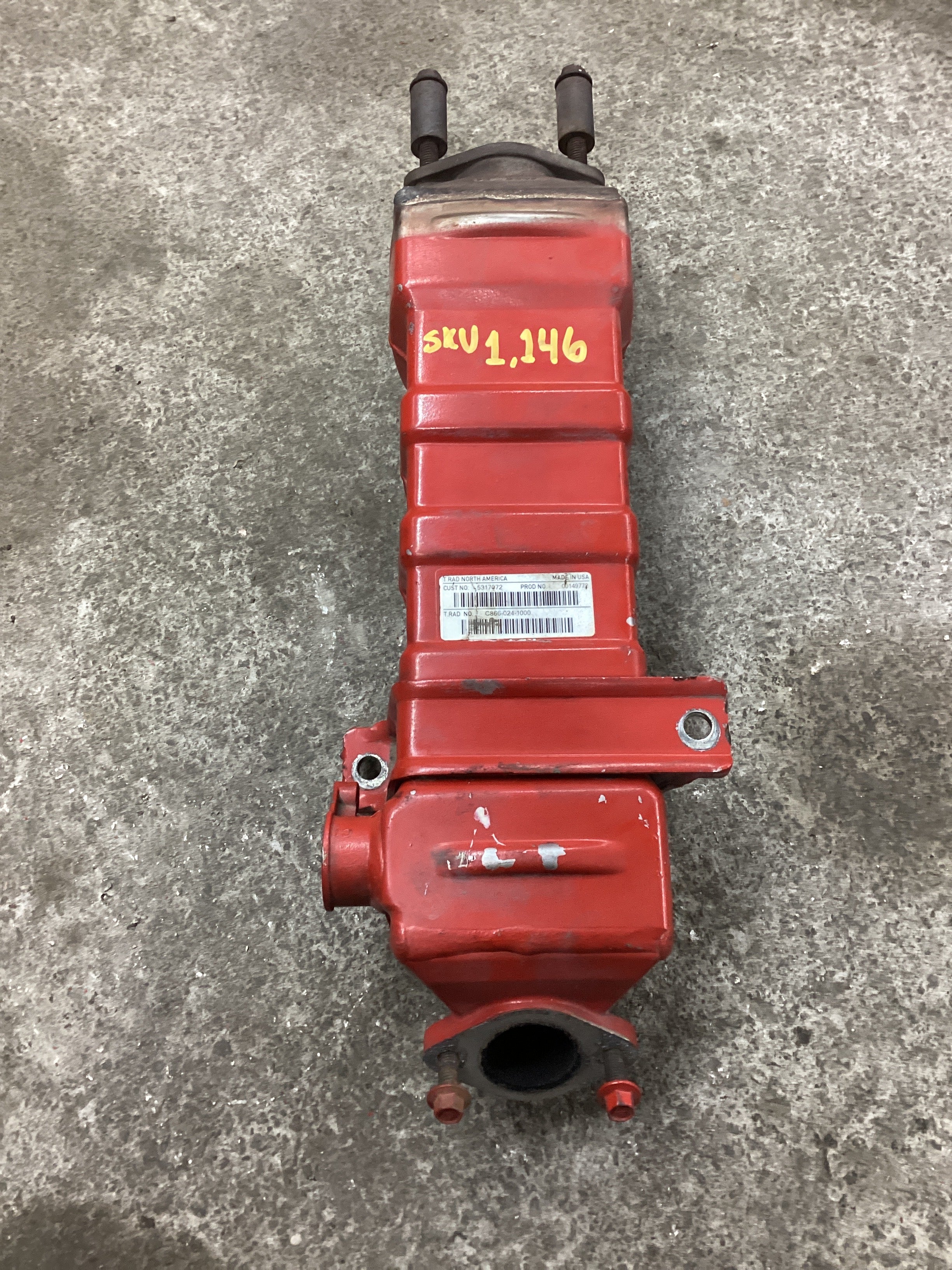 USED | EGR COOLER ASSY CUMMINS ISB 2012-ISC | SKU1,146