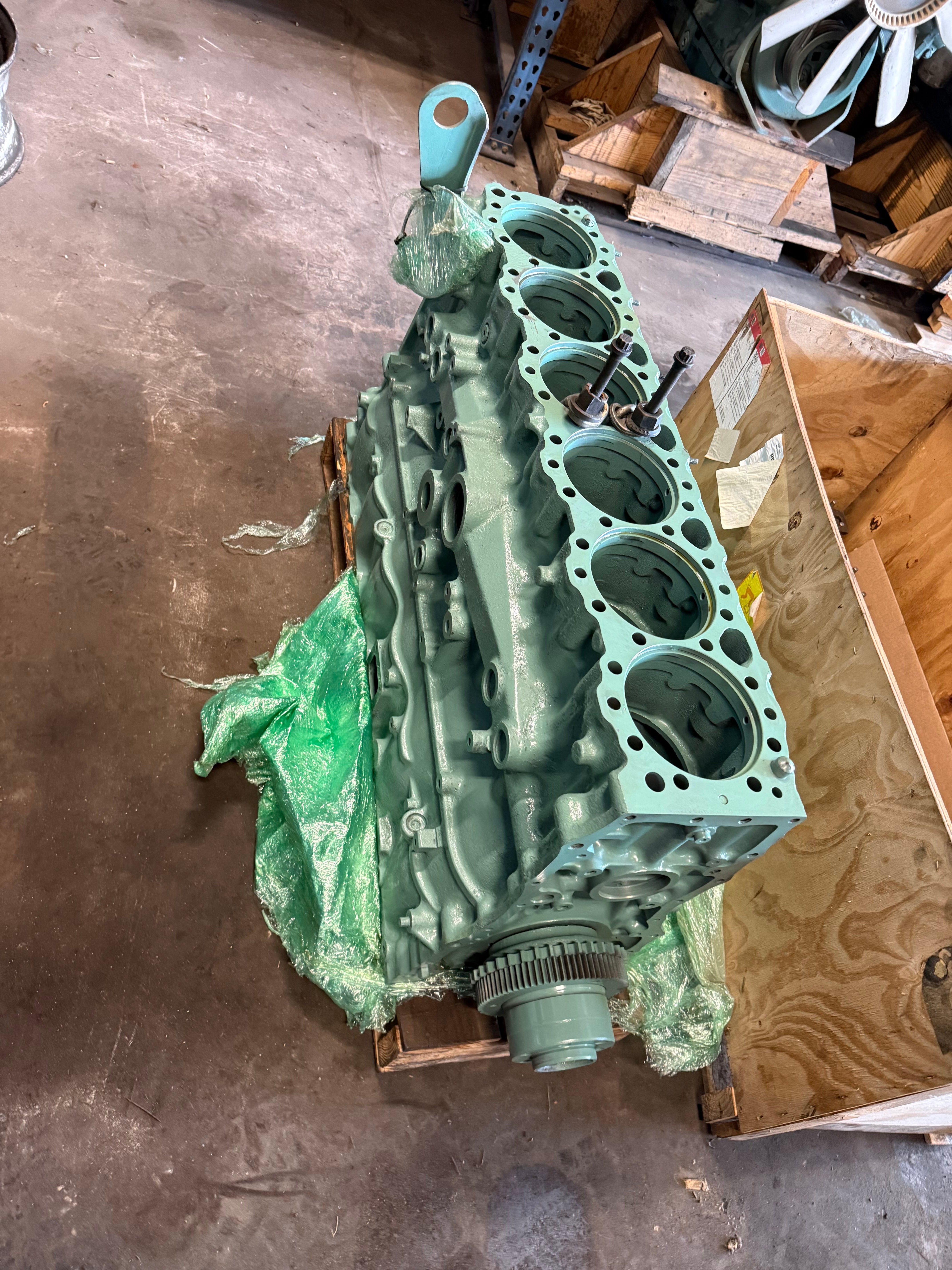USED | ENGINE CYLINDER BLOCK DETROIT 14 LITERS DDEC VI S60 REBUILT READY TO INSTALL | SKU1,243