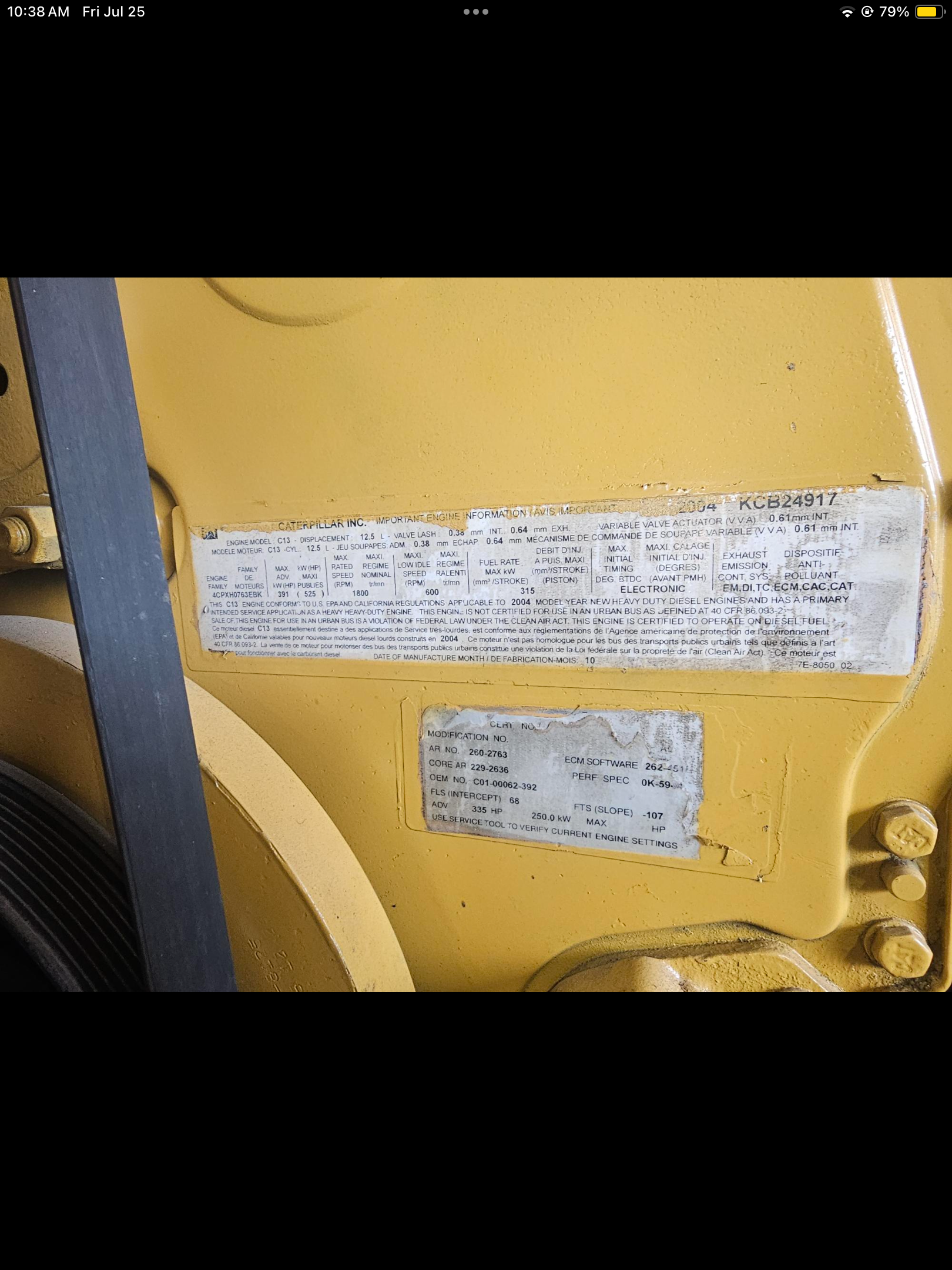 USED | ENGINE COMPLETELY CAT C13 | SKU1,086