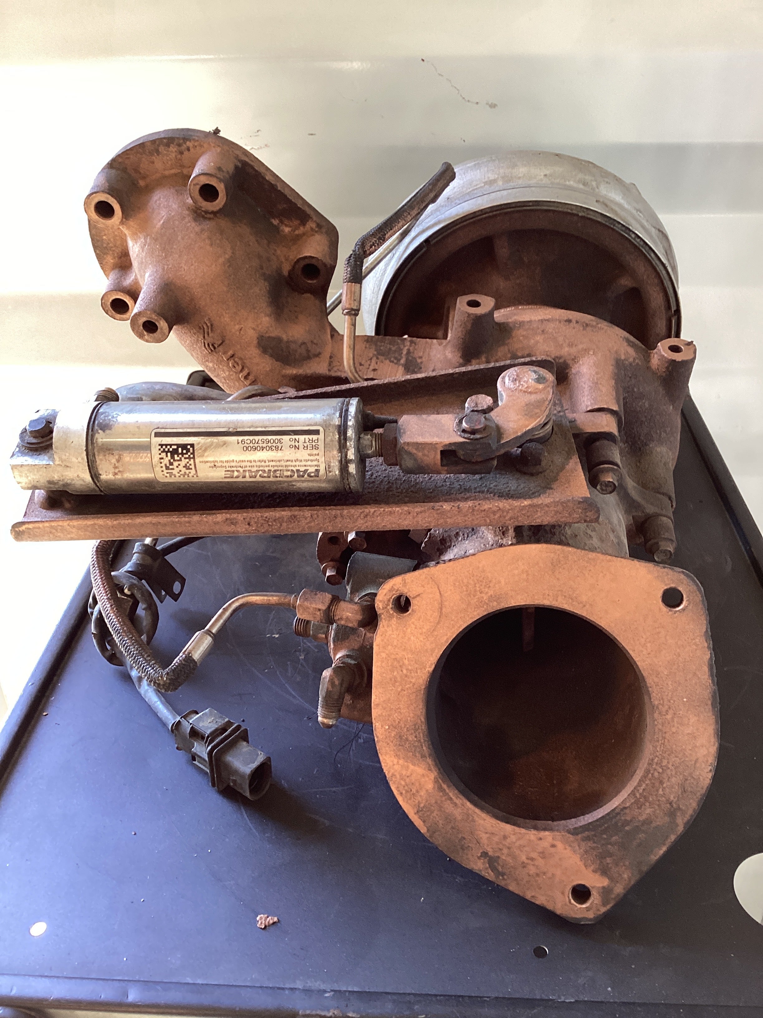 USED | TURBOCHARGER INTERNATIONAL MAXXFORCE 13 LOW PRESSURE SIDE | SKU391