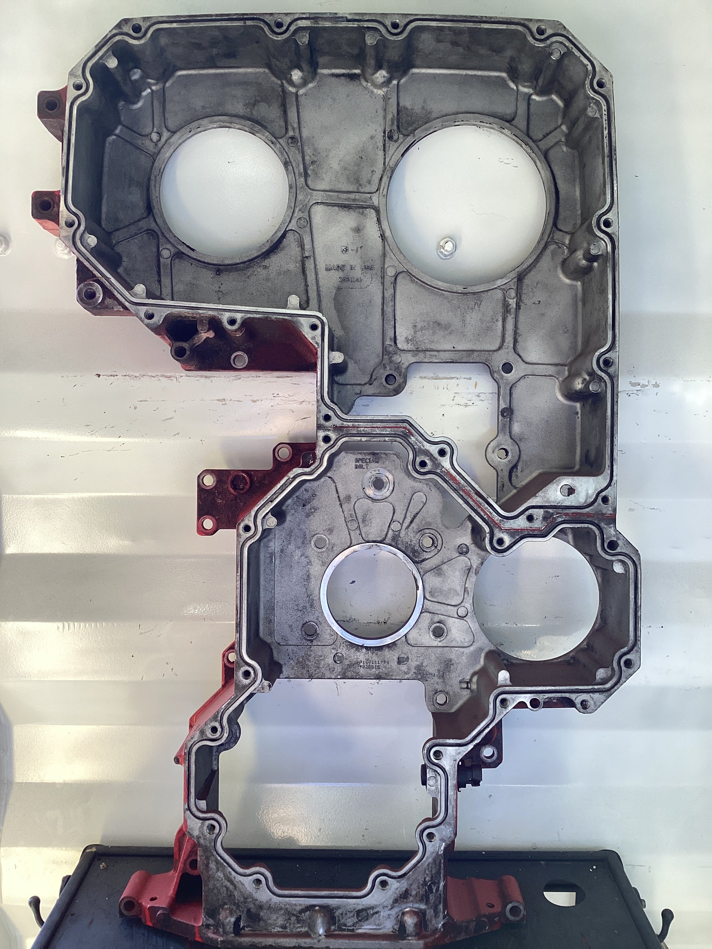 USED | ENGINE TIMING COVER CUMMINS ISX DOBLE CAM | SKU84