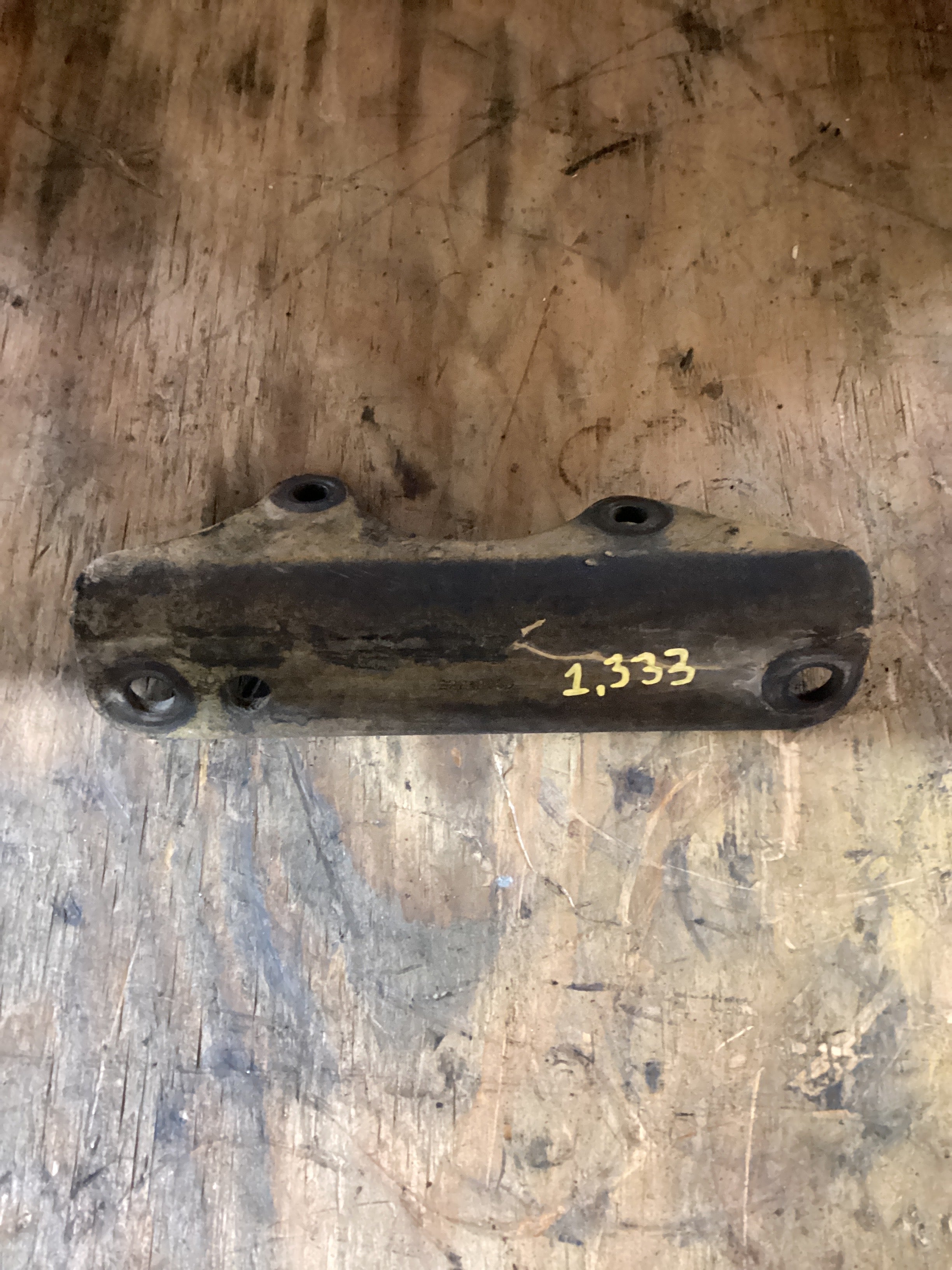 USED | ENGINE AIR COMPRESSOR BRACKET CAT C13 | SKU1,333