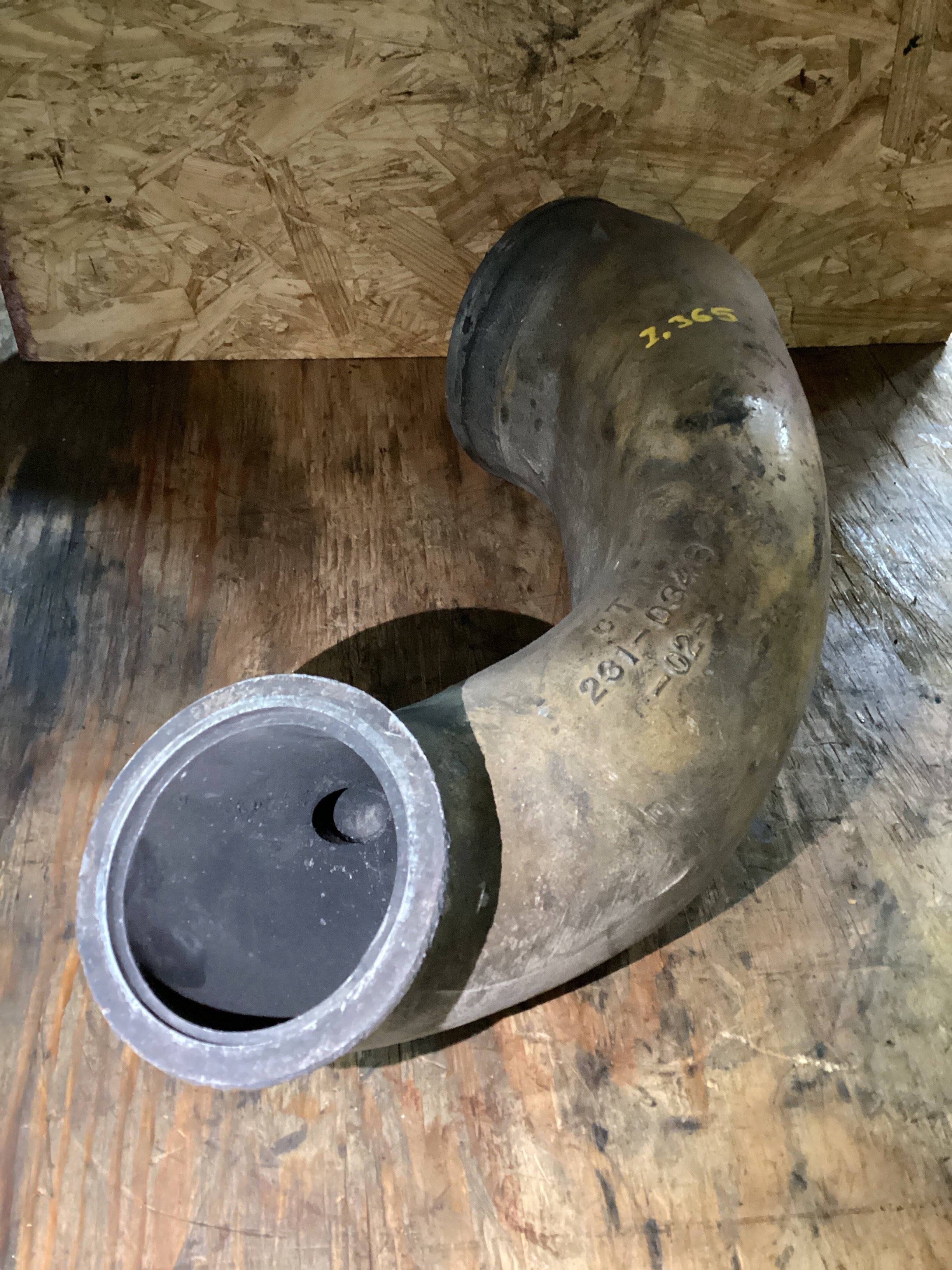 USED | ENGINE TURBO MULTIPLE BEND ELBOW AIR CONNECTION PIPE CAT C15 | SKU1,365