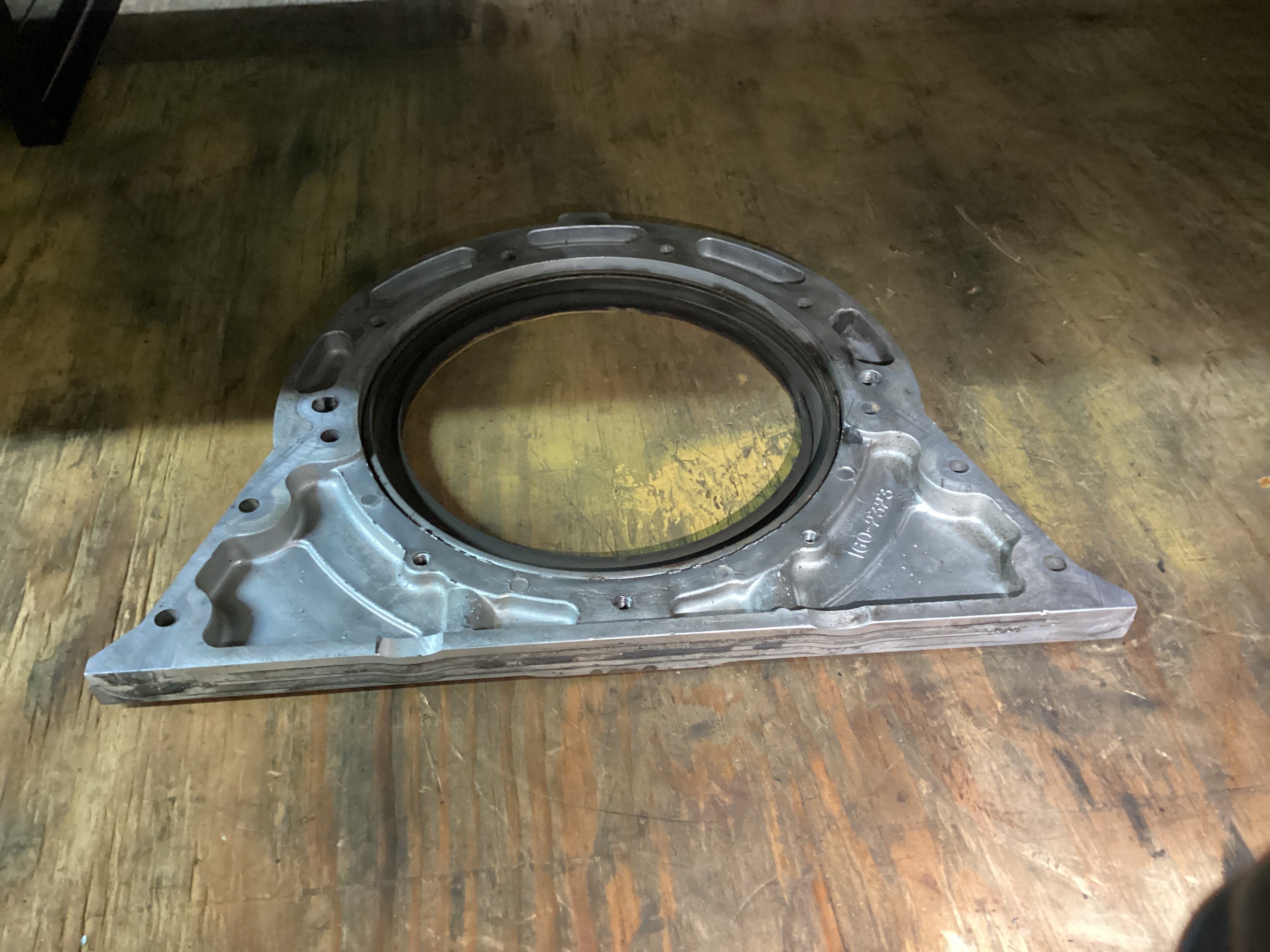 USED | ENGINE FLYWHEEL HOUSING REAR MAIN SEAL COVER CAT C12/C13 | SKU1,431