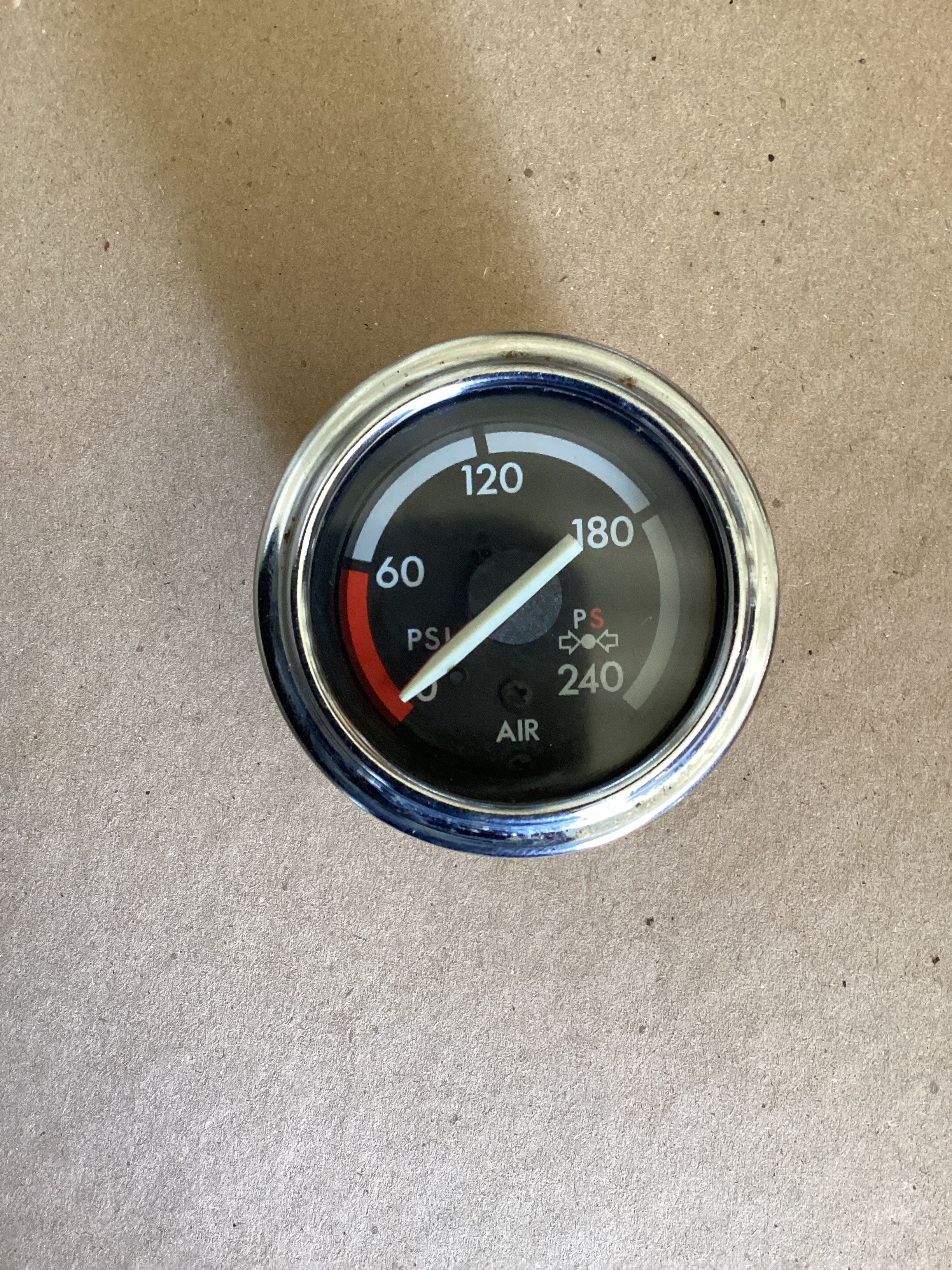 USED | DASHBOARD PANEL AIR PRESSURE PSI PS GAUGE FREIGHTLINER | SKU1,564