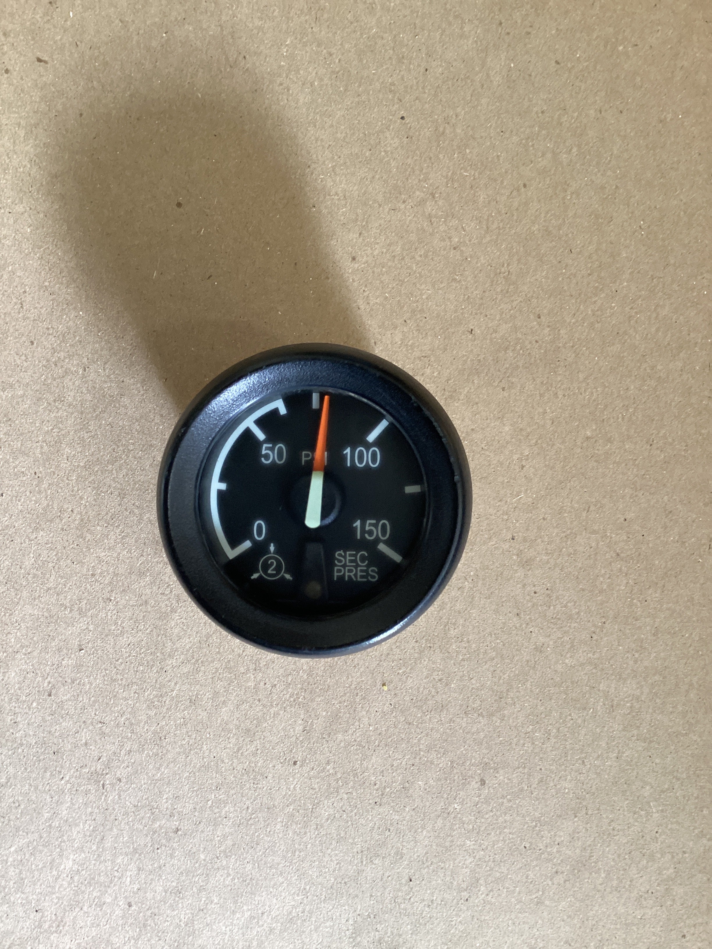 USED | DASHBOARD AIR PRESSURE SECOND GAUGE PETERBILT | SKU1,485