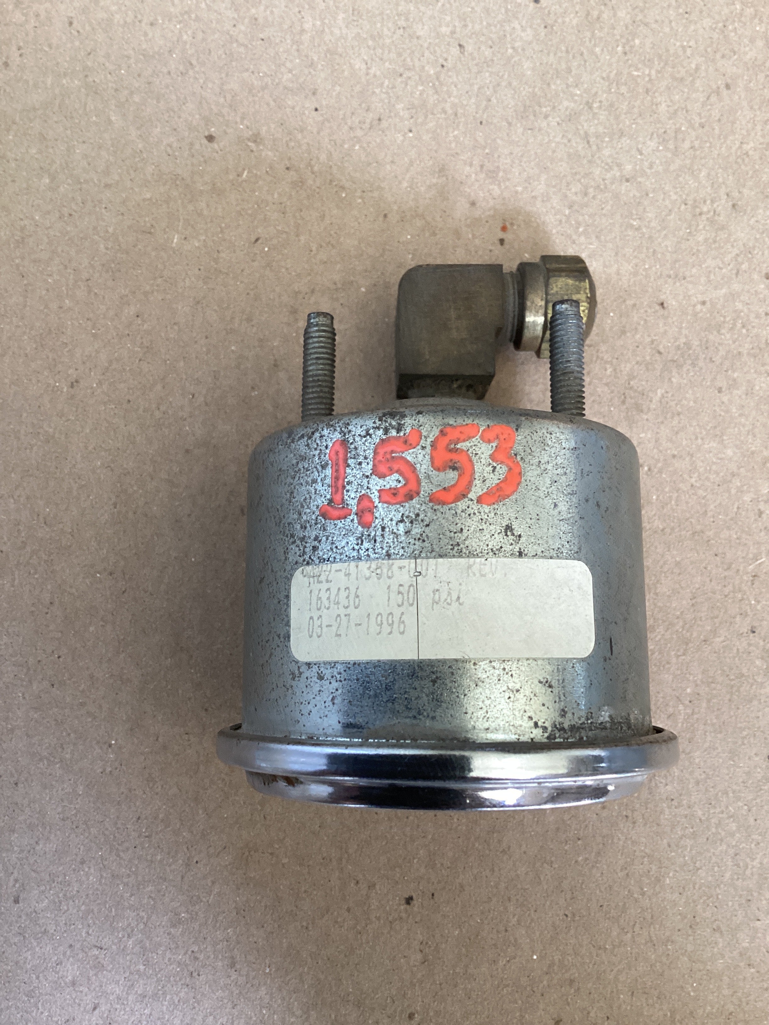 USED | DASHBOARD PANEL AIR PRESSURE PSI GAUGE FREIGHTLINER | SKU1,553