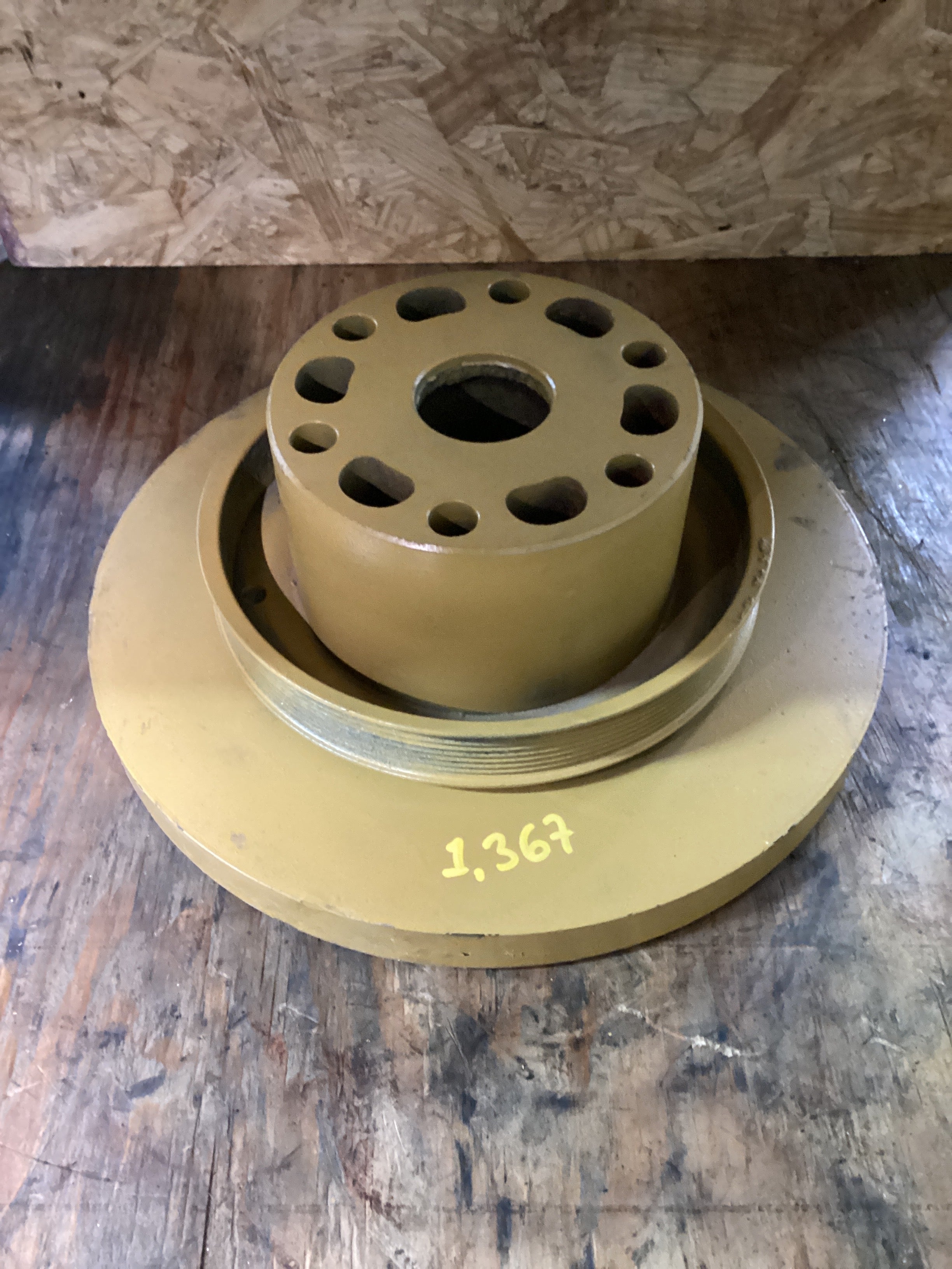 USED | ENGINE CRANKSHAFT PULLEY ASSEMBLY CAT C15 | SKU1,367