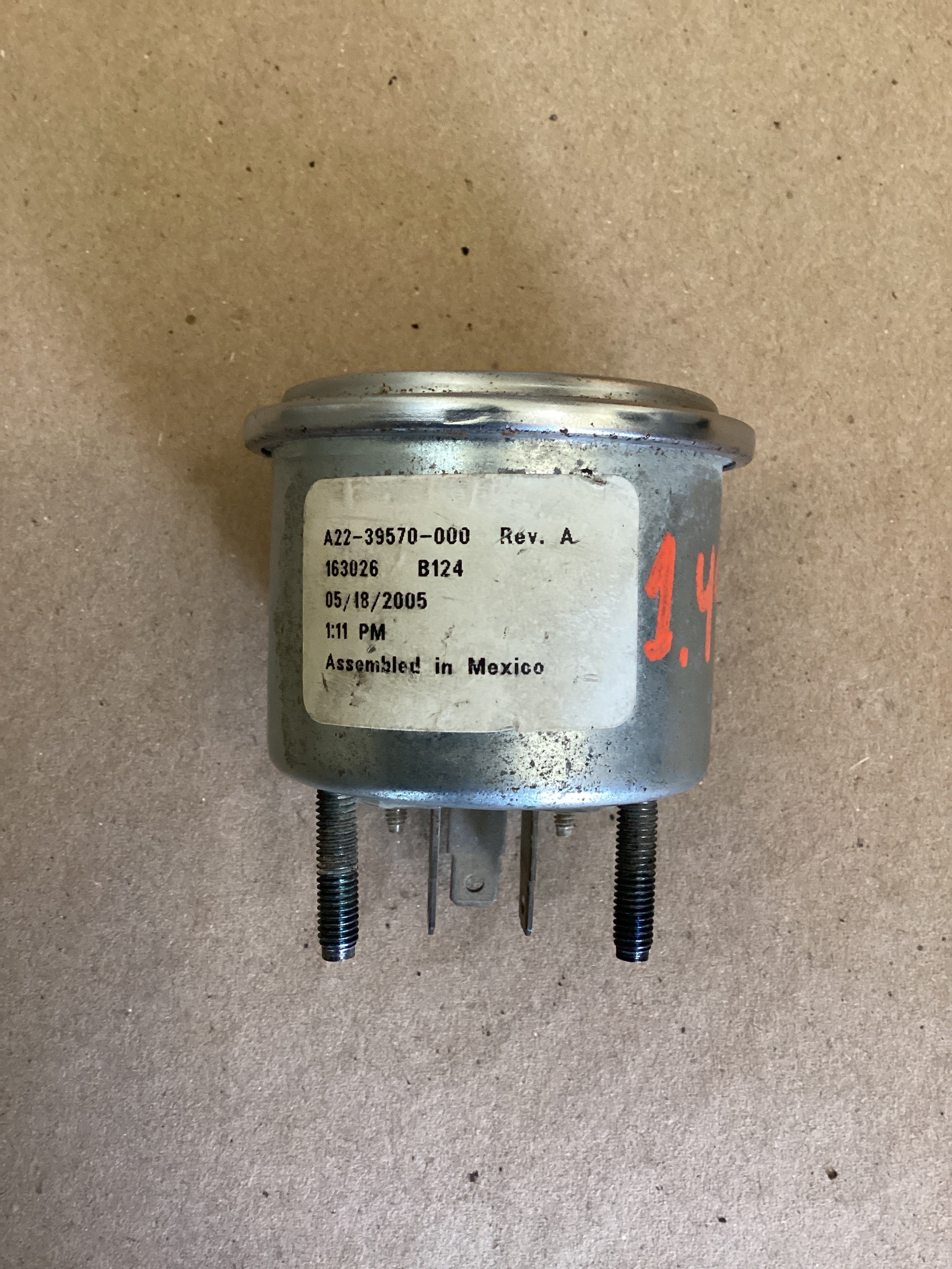 USED | DASHBOARD WATER TEMPERATURE GAUGE FREIGHTLINER FLD | SKU1,498