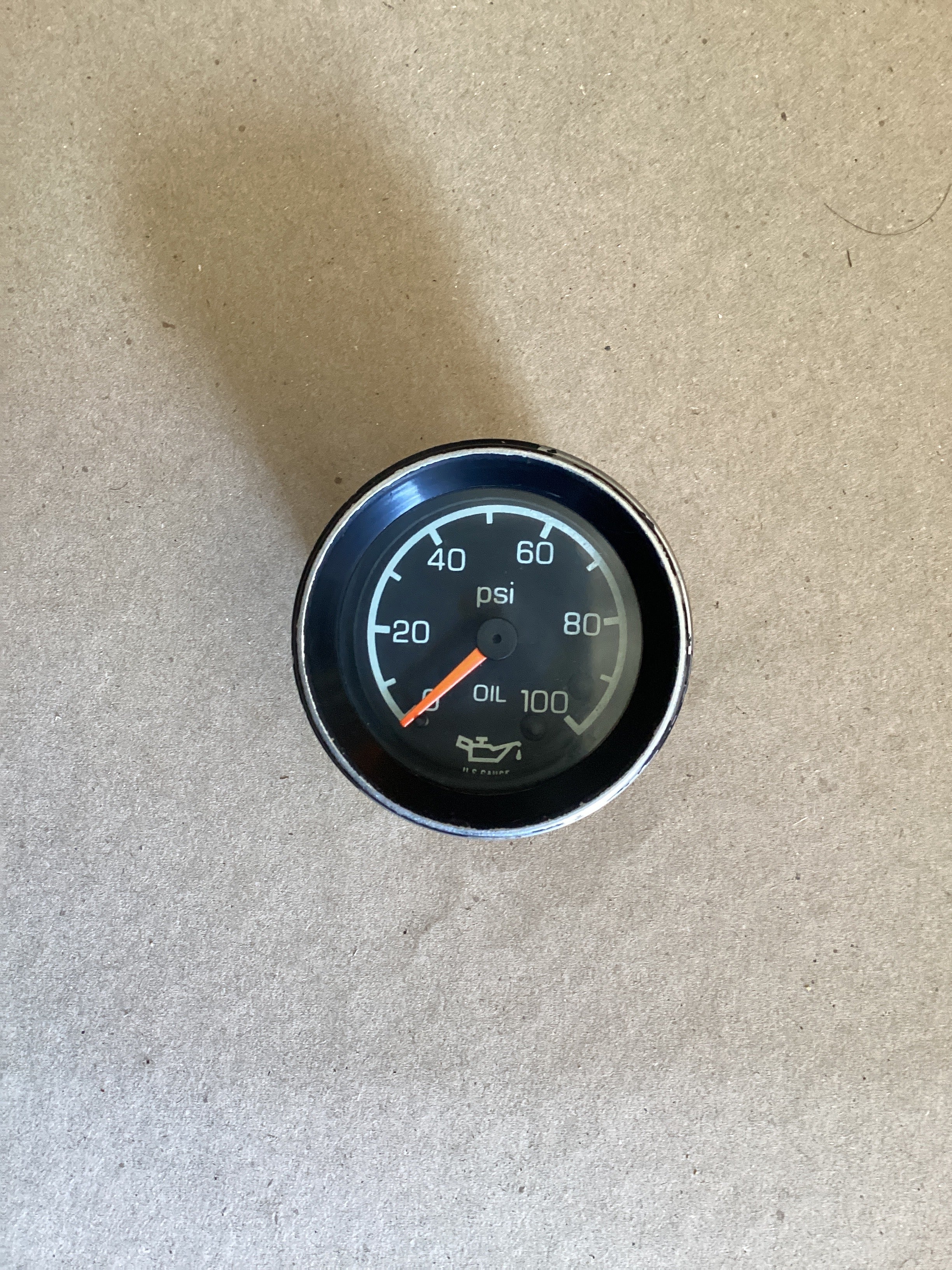 USED | DASHBOARD OIL PRESSURE PSI GAUGE KENWORTH | SKU1,505