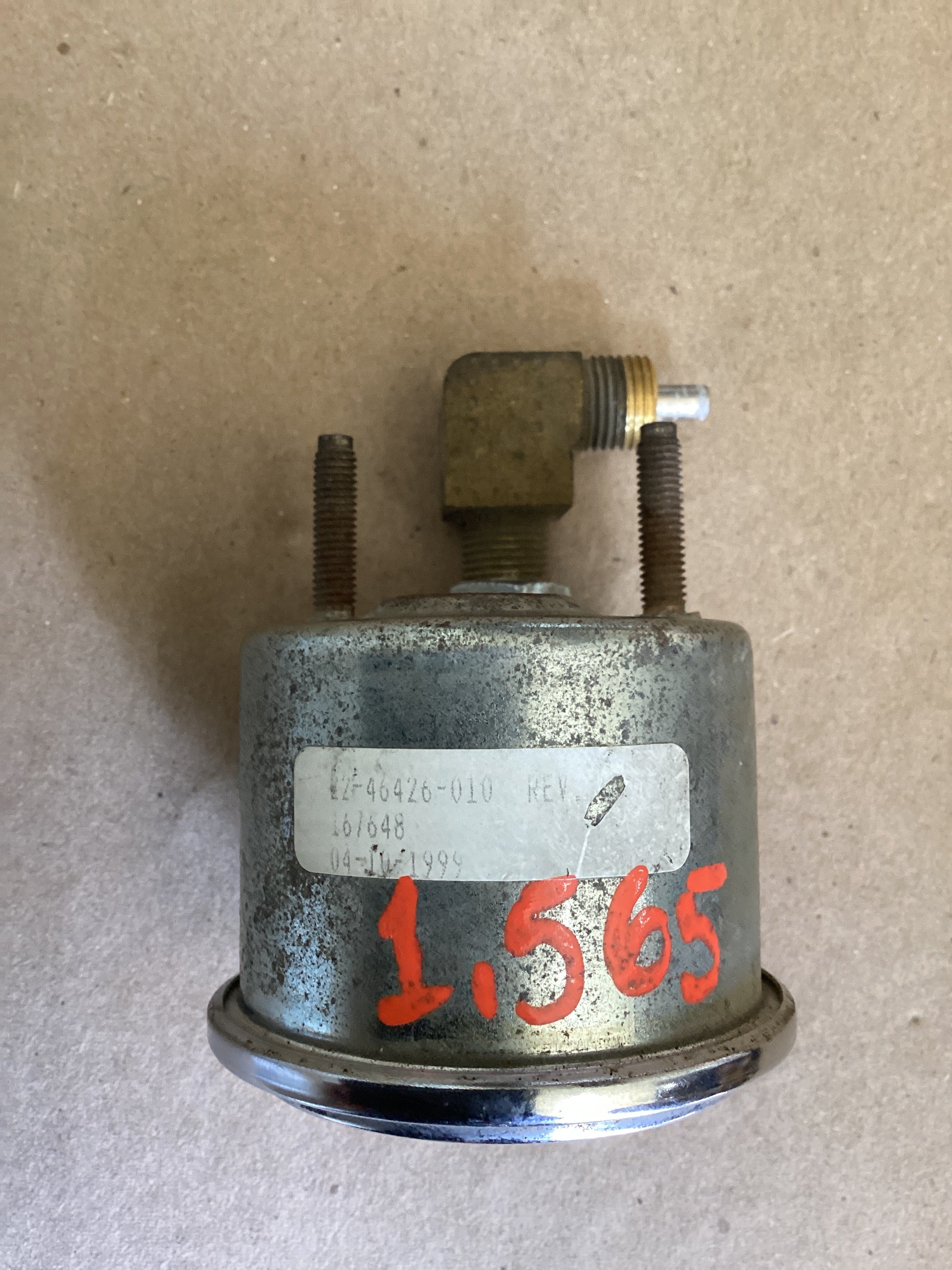 USED | DASHBOARD PANEL TURBO AIR PRESSURE PSI GAUGE FREIGHTLINER | SKU1,565