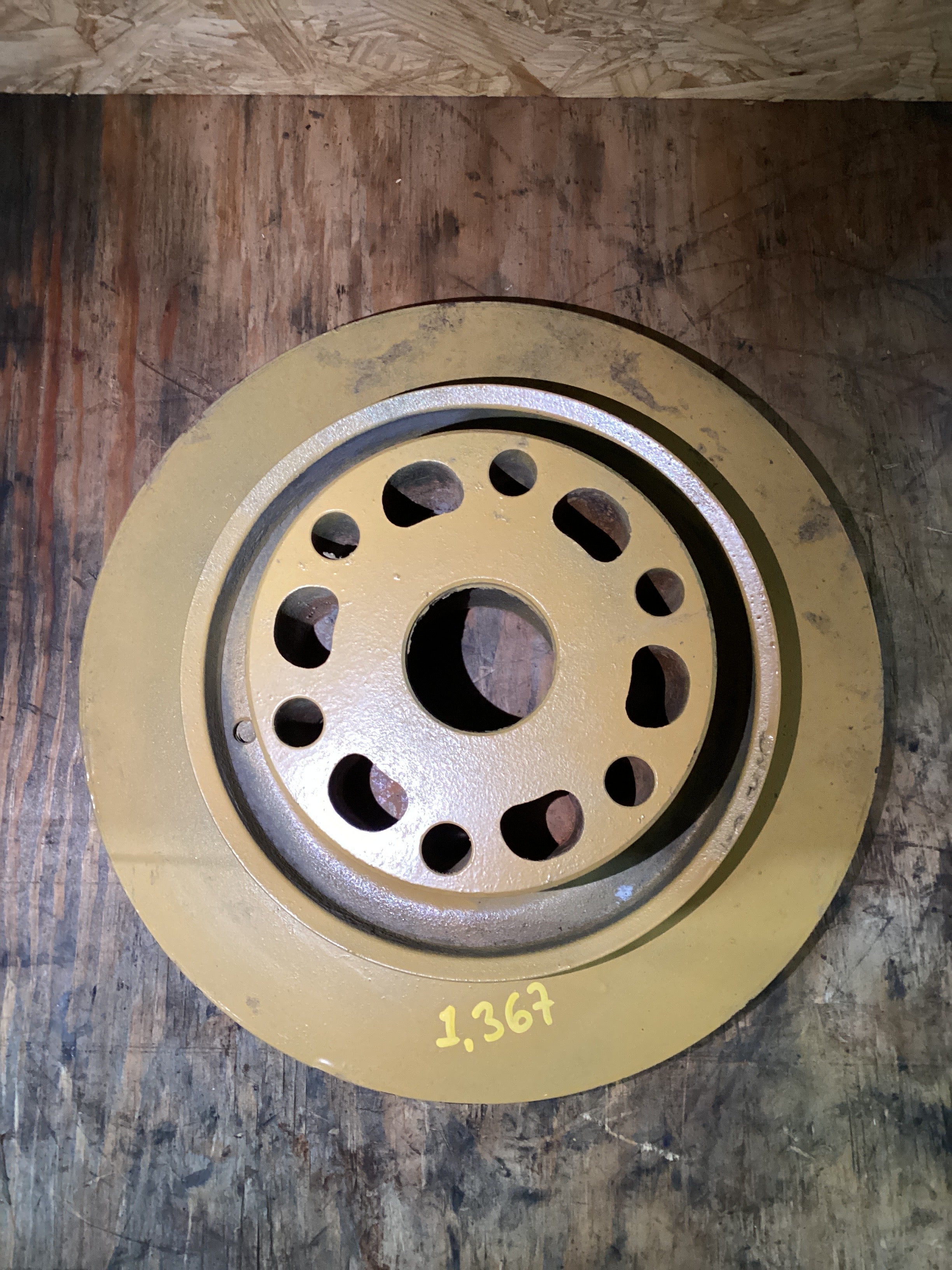 USED | ENGINE CRANKSHAFT PULLEY ASSEMBLY CAT C15 | SKU1,367