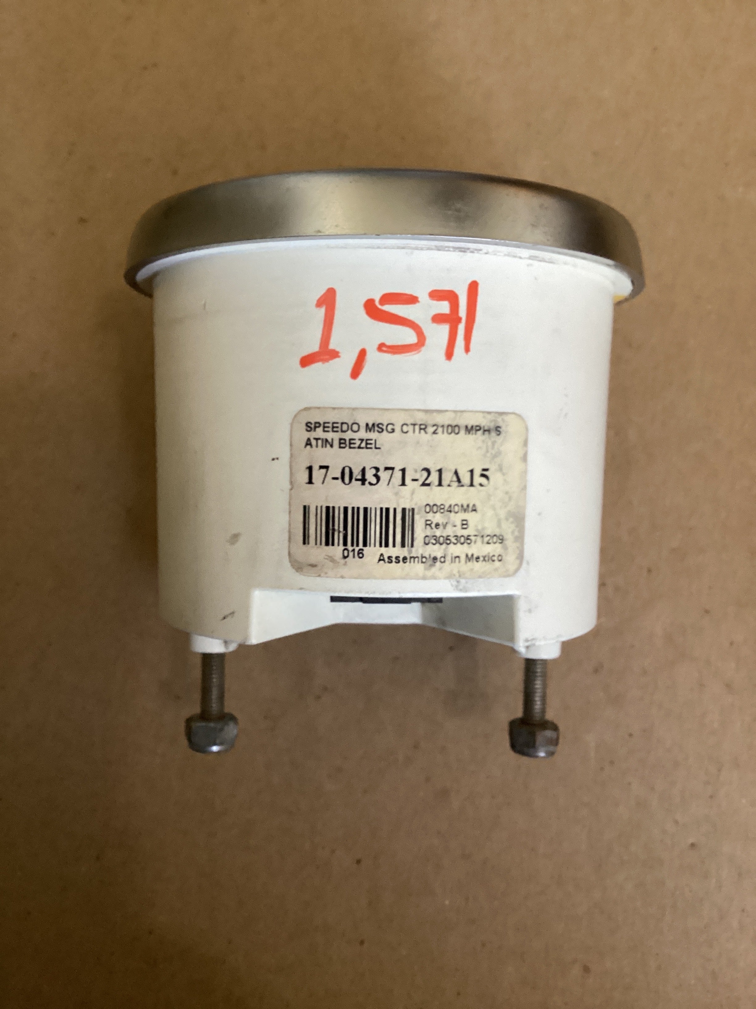 USED | DASHBOARD PANEL SPEEDOMETER MPH KM/H GAUGE PETERBILT | SKU1,571