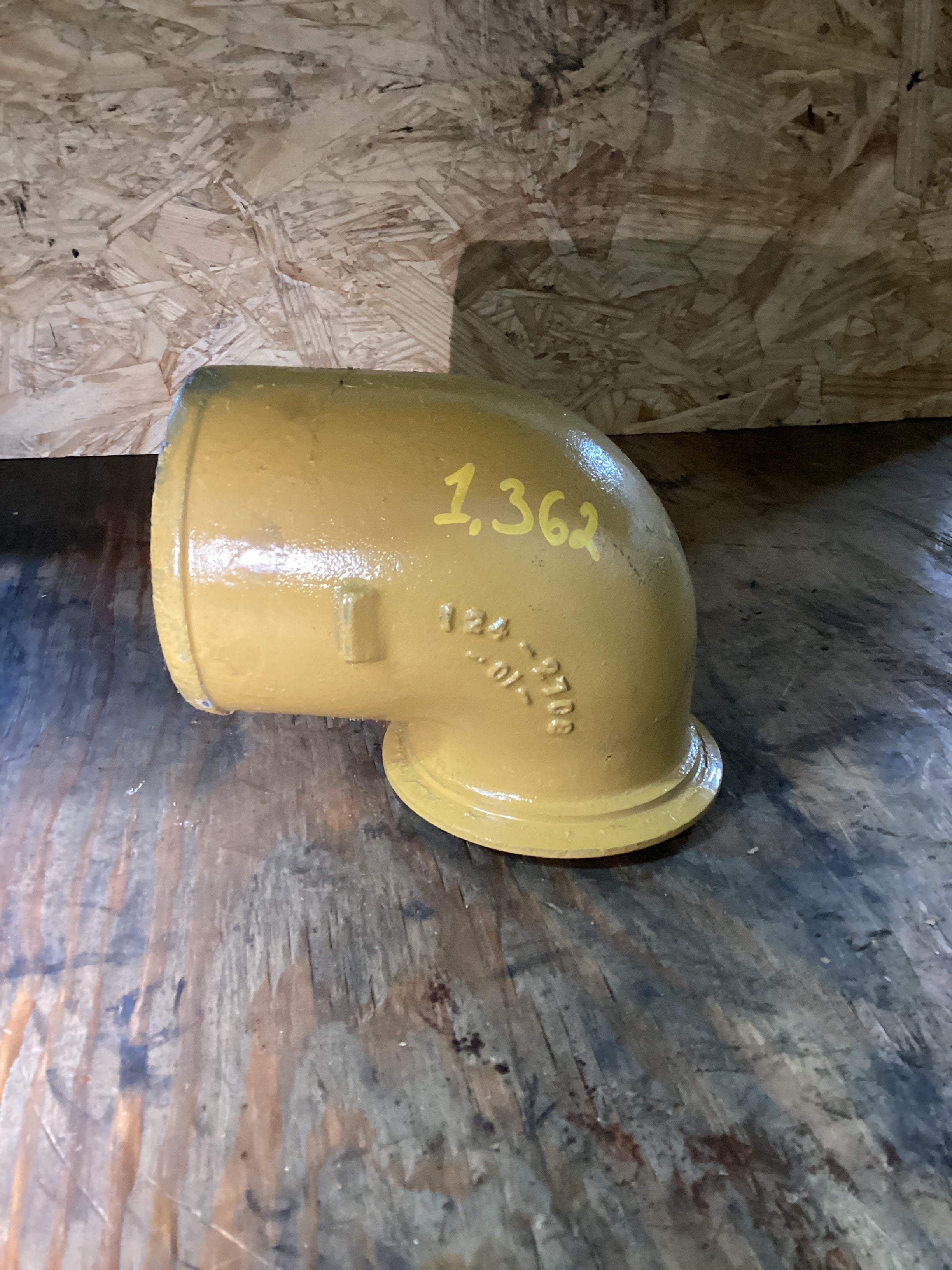 USED | ENGINE AIR TRANSFER INTAKE ELBOW TUBE CAT C12 | SKU1,362