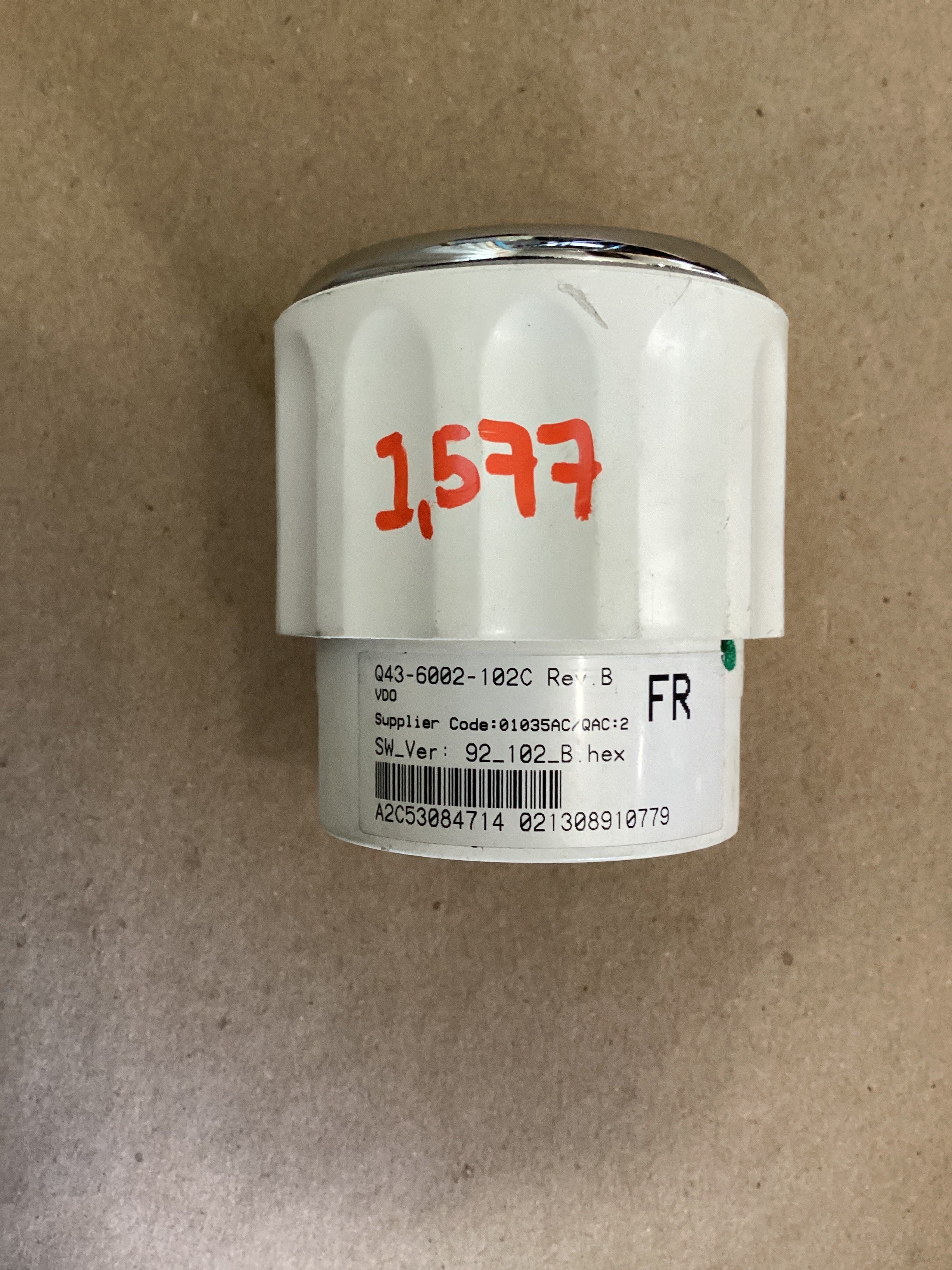 USED | DASHBOARD PANEL AIR PRESSURE SECONDARY 2 GAUGE PETERBILT | SKU1,577
