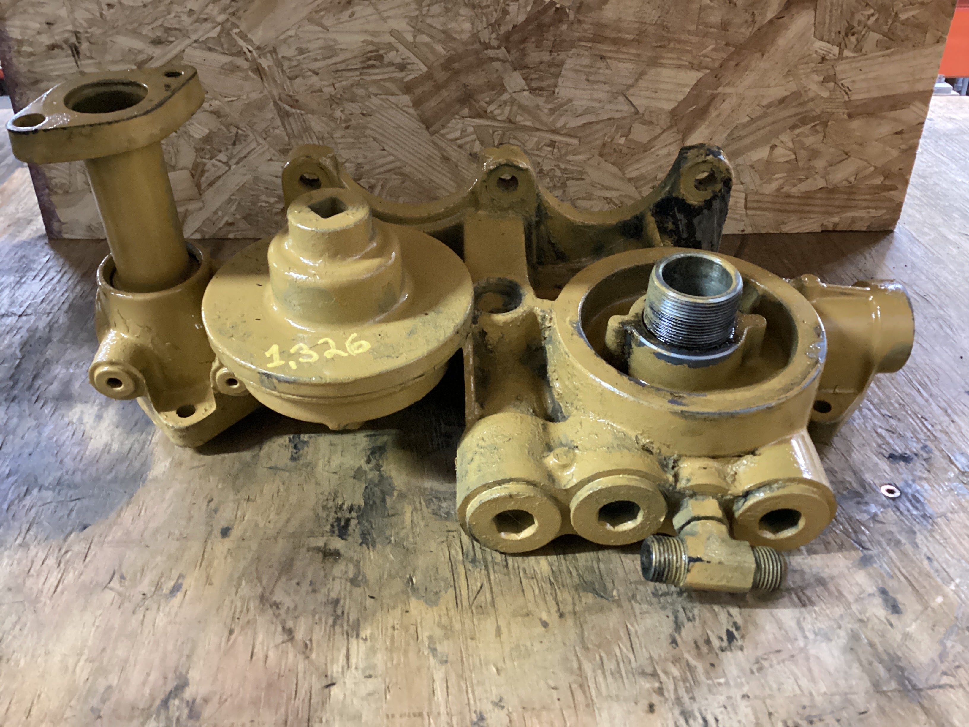 USED | ENGINE OIL FILTER BASE CAT C13 | SKU1,326