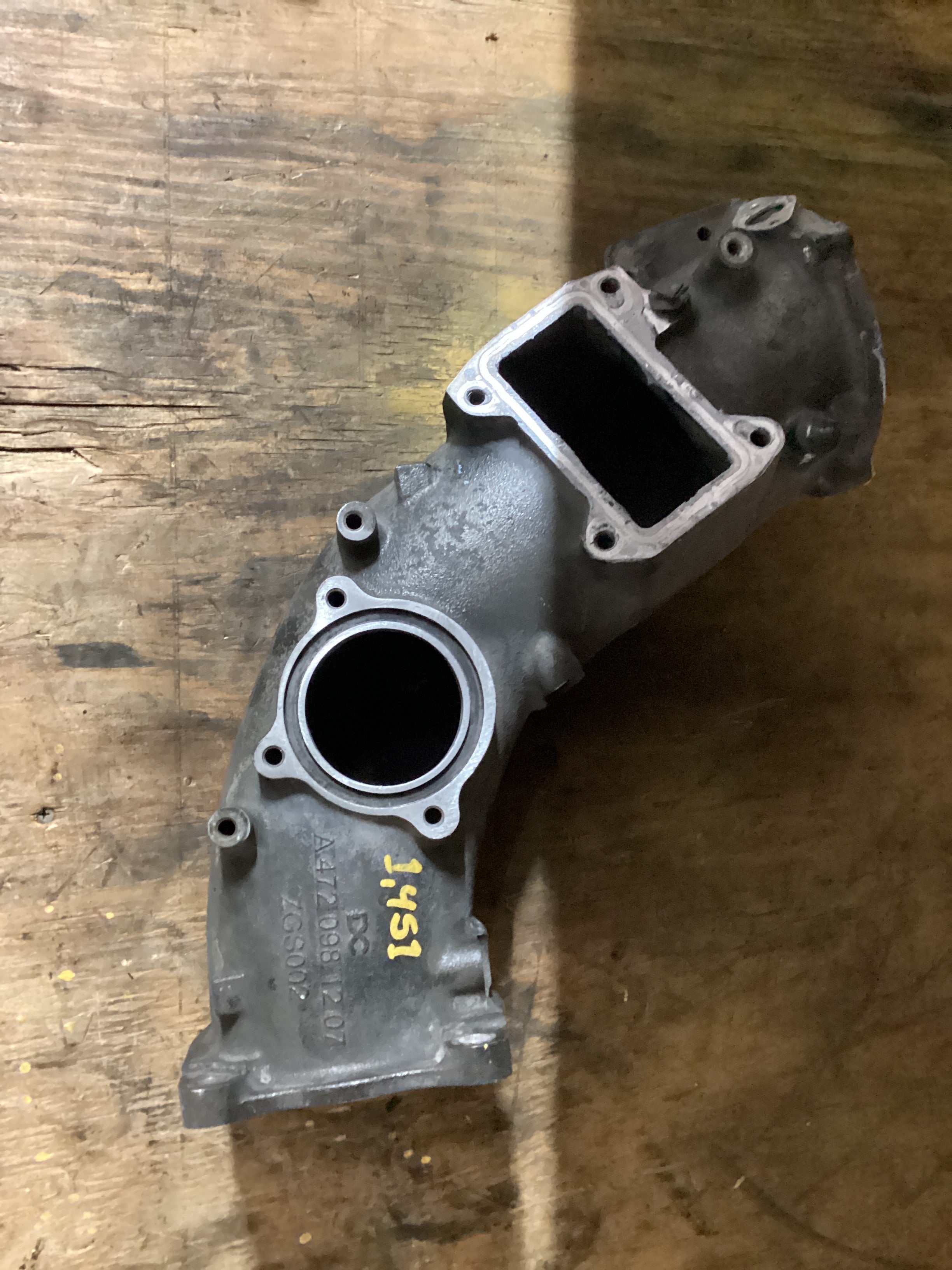 USED | ENGINE INTAKE MANIFOLD CHARGE AIR BOOST PIPE DETROIT DD15 | SKU1,451