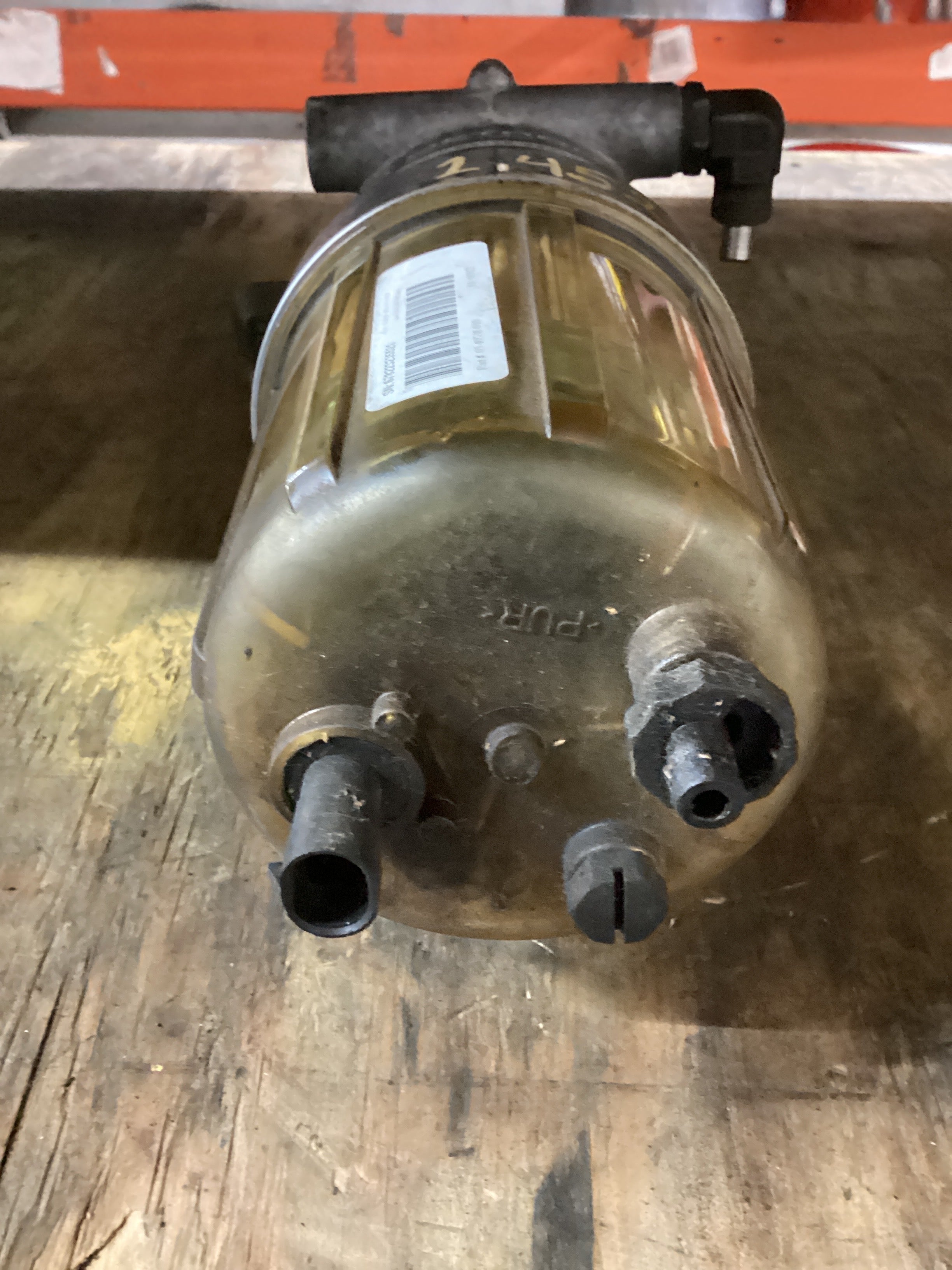 USED | ENGINE FUEL WATER SEPARATOR FILTER HOUSING BASE DETROIT | SKU1,452