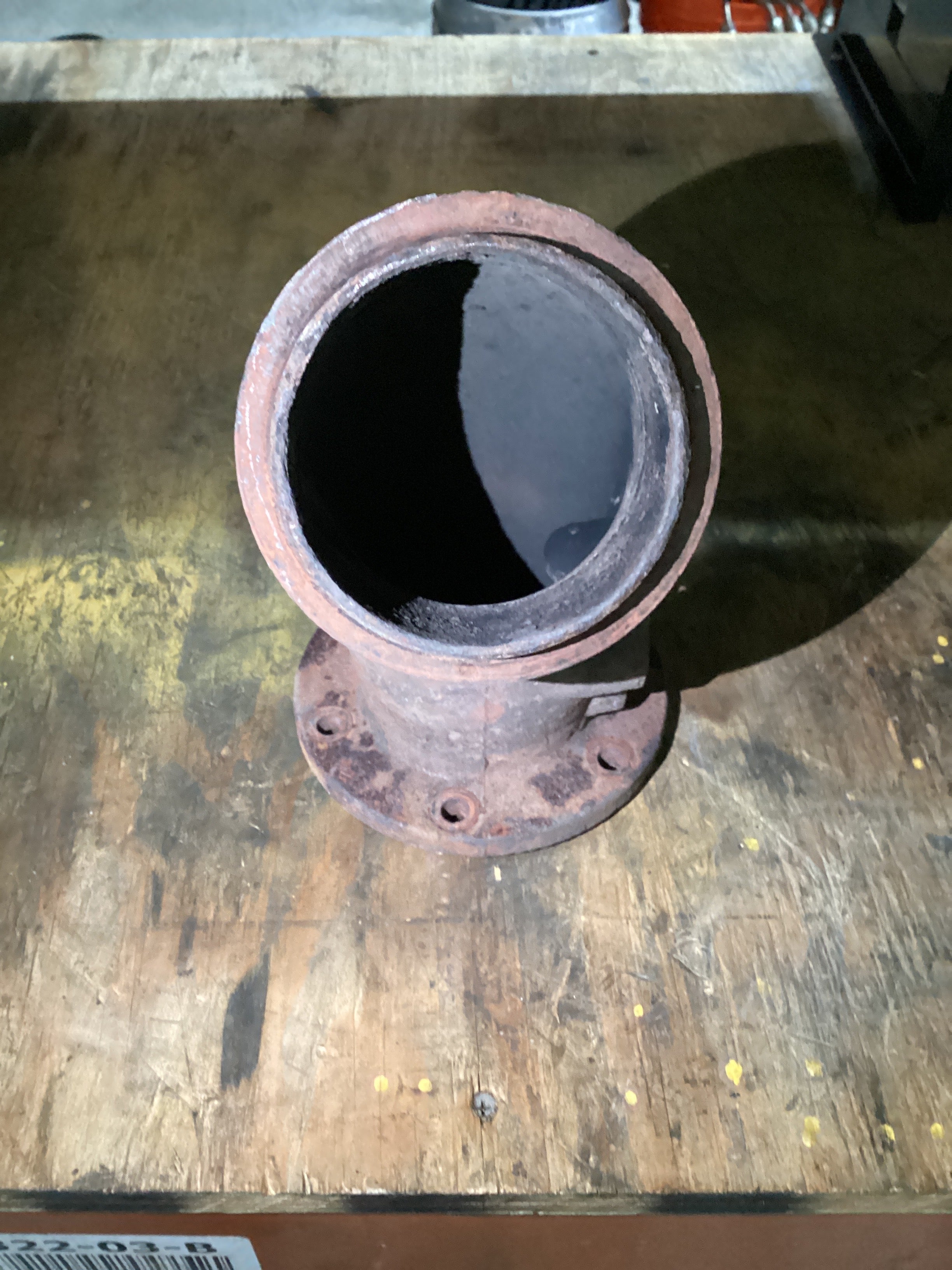 USED | USED EXHAUST MANIFOLD OUTLET ELBOW PIPE DETROIT 14 L | SKU1,456