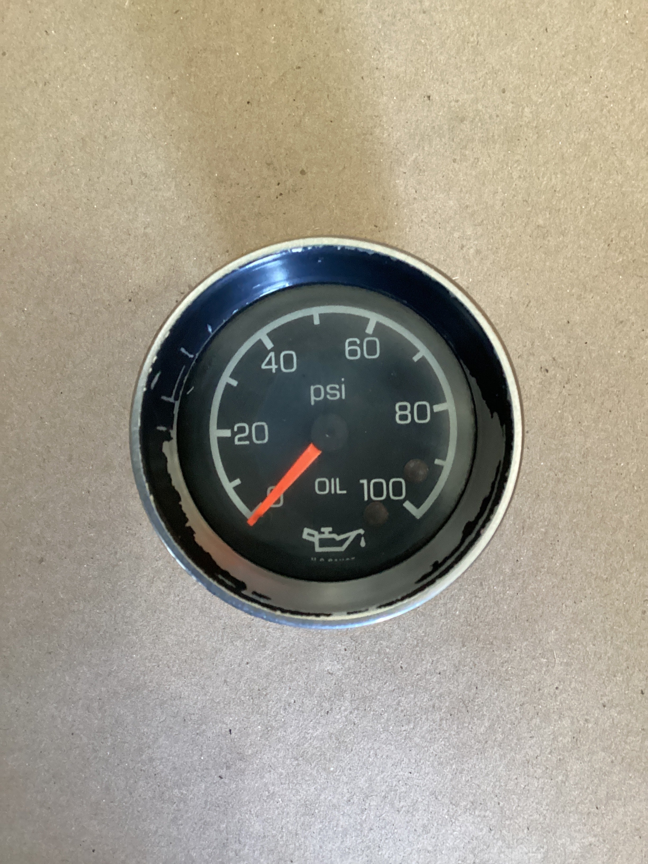 USED | DASHBOARD PANEL PSI OIL PRESSURE GAUGE KENWORTH | SKU1,561